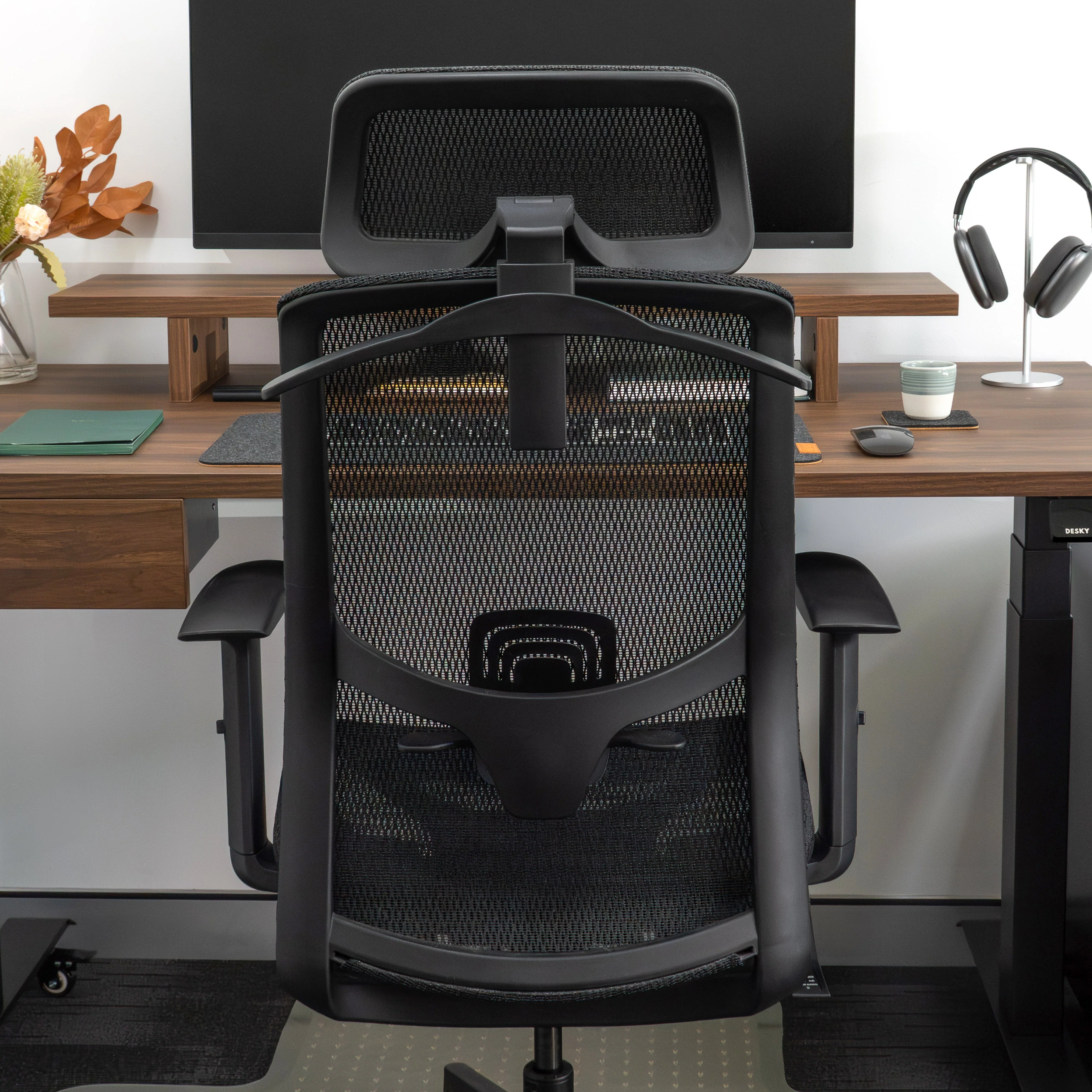 Desky Adjustable High Back Mesh Chair - Image 4