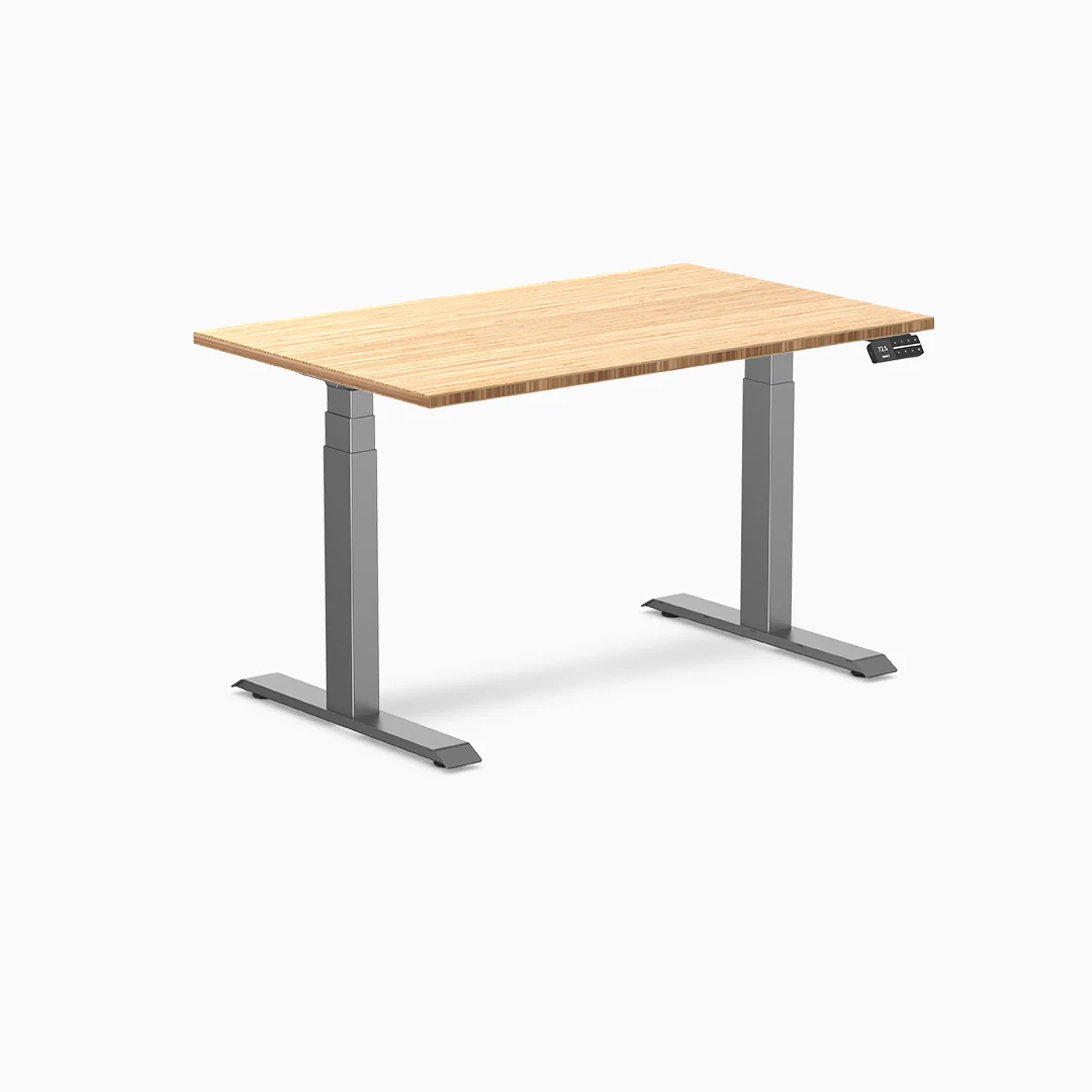 Desky Dual Bamboo Sit Stand Desk - Image 6