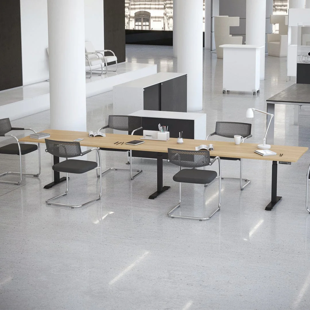 Desky Triple Sit Stand Desk Frame - Image 4