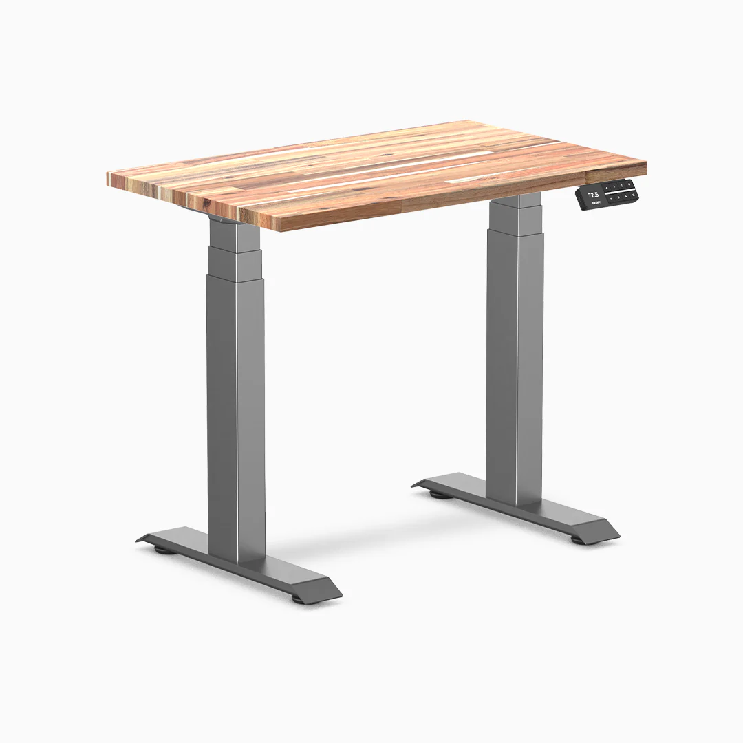Desky Dual Mini Softwood Sit Stand Desk - Image 5