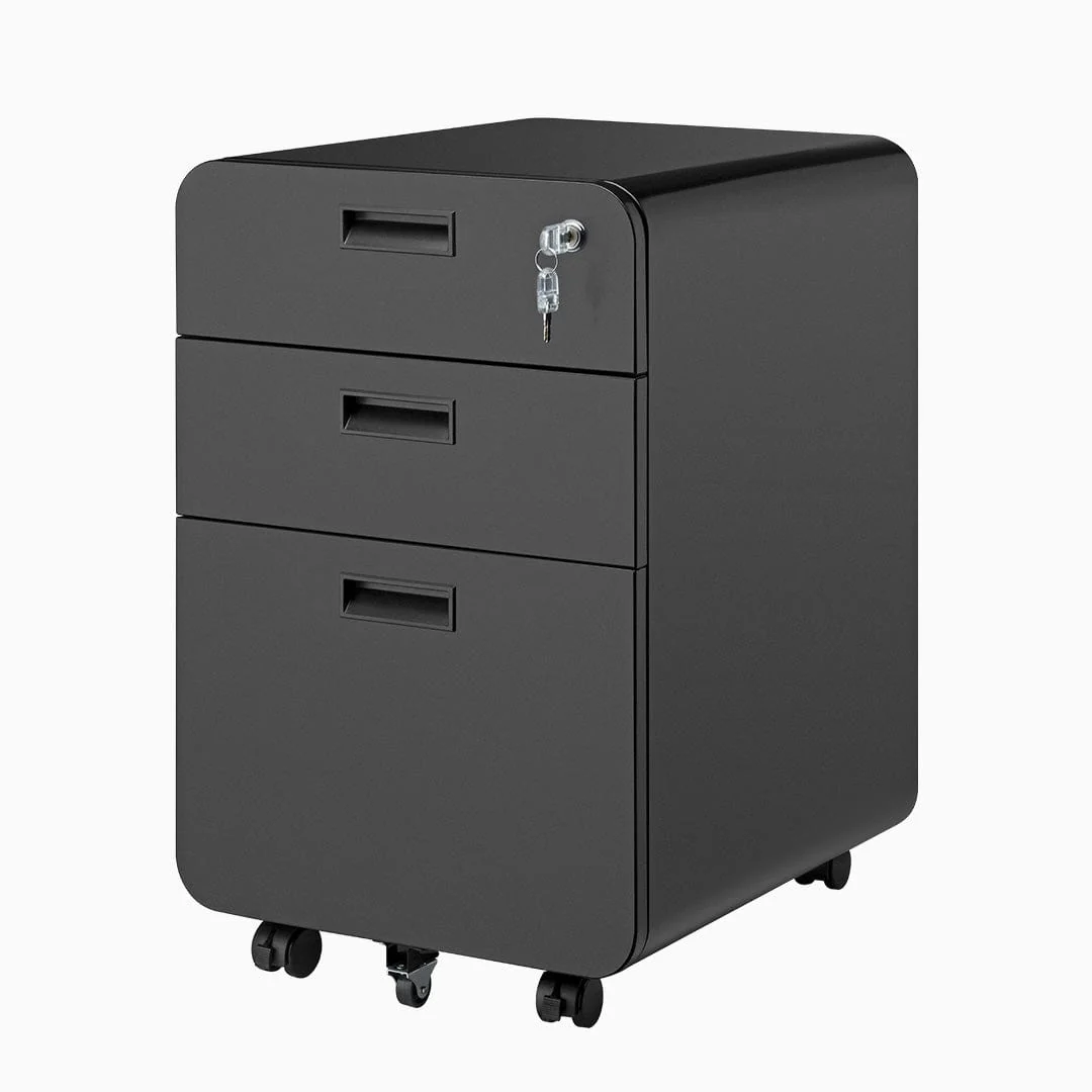 Desky 3 Drawer Mobile Filing Cabinet - Image 11