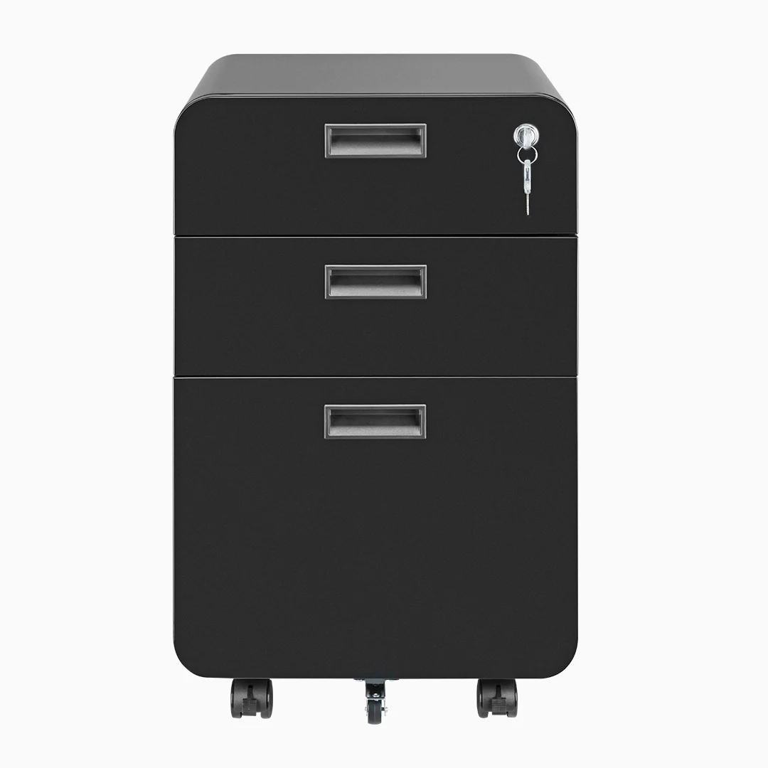 Desky 3 Drawer Mobile Filing Cabinet - Image 9