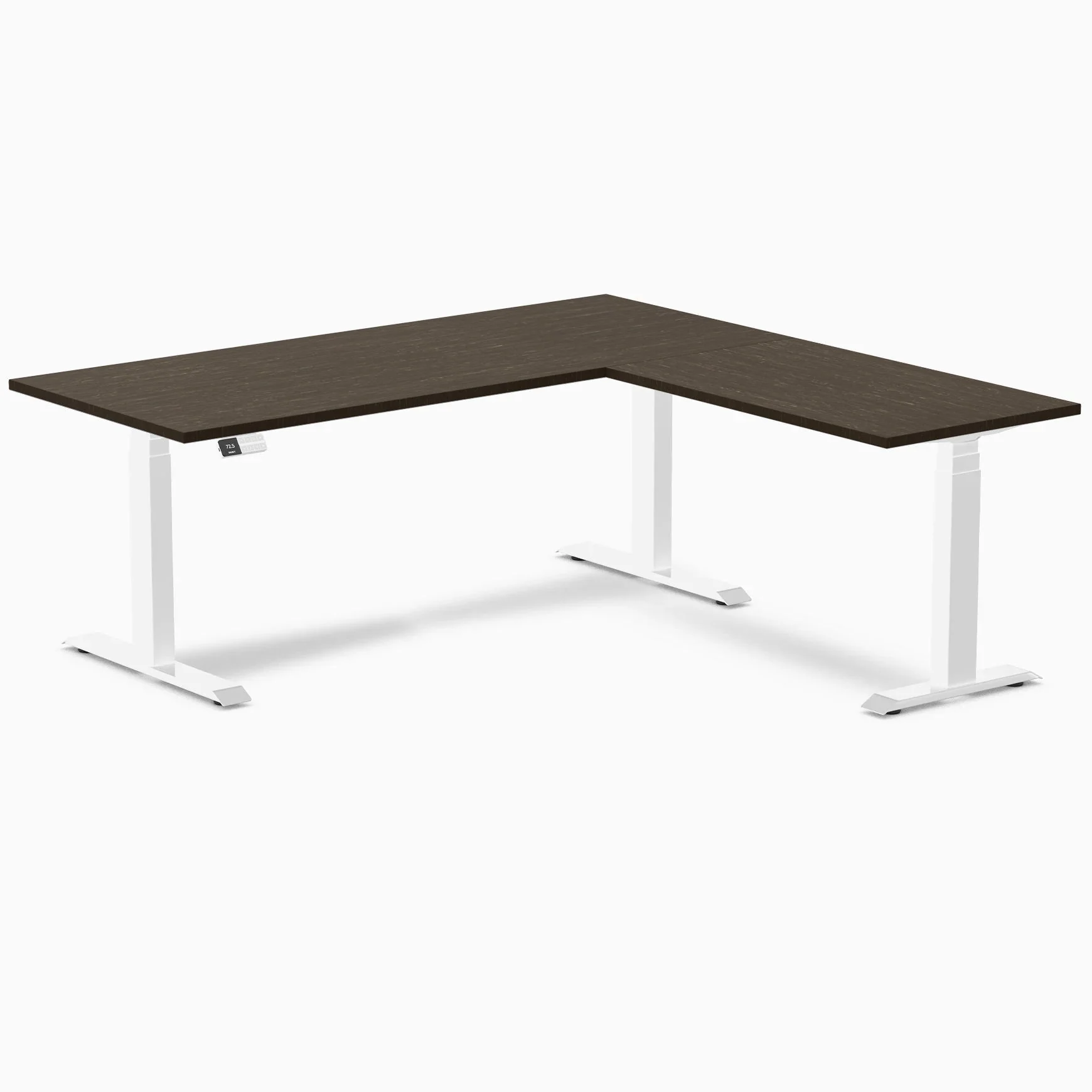 Desky Bamboo L-Shape Sit Stand Desk - Image 14