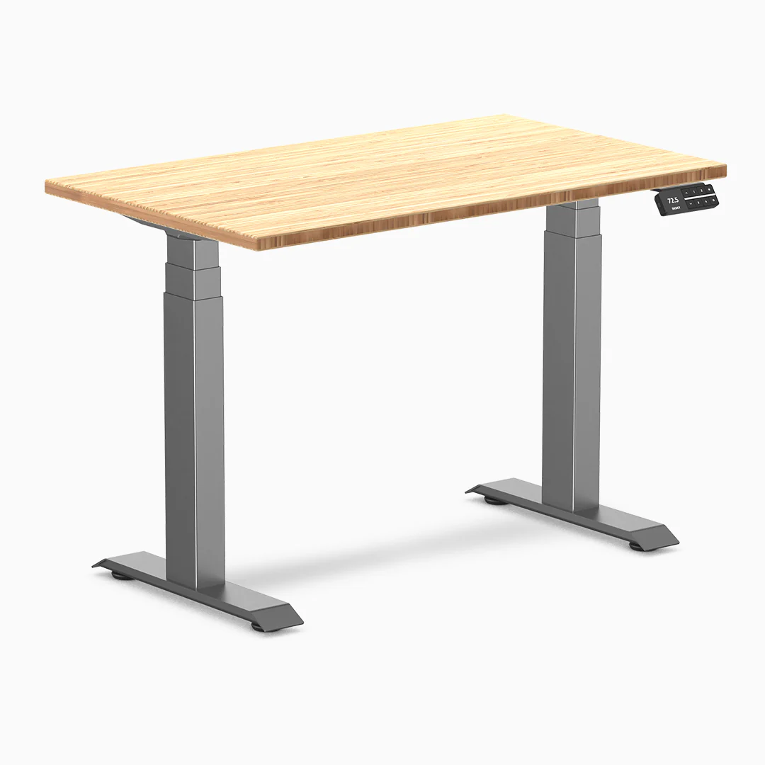 Desky Dual Mini Bamboo Sit Stand Desk - Image 6
