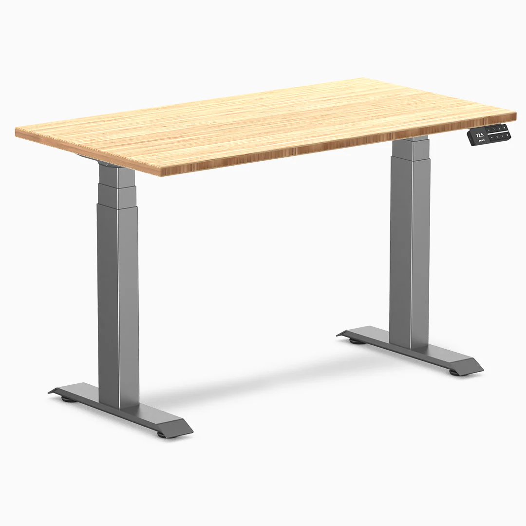 Desky Dual Mini Bamboo Sit Stand Desk - Image 7