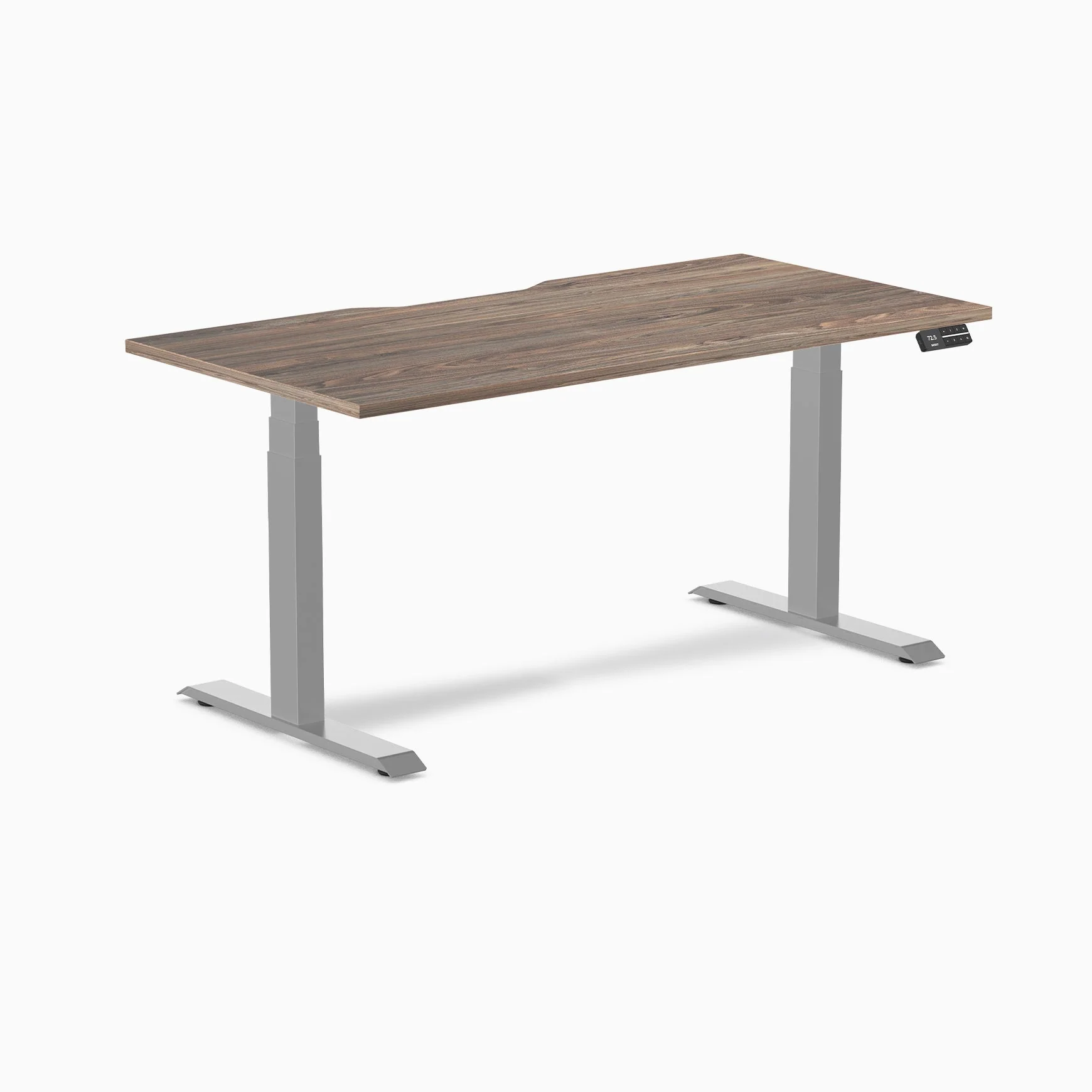 Desky Dual Scalloped Melamine Sit Stand Desk - Image 104