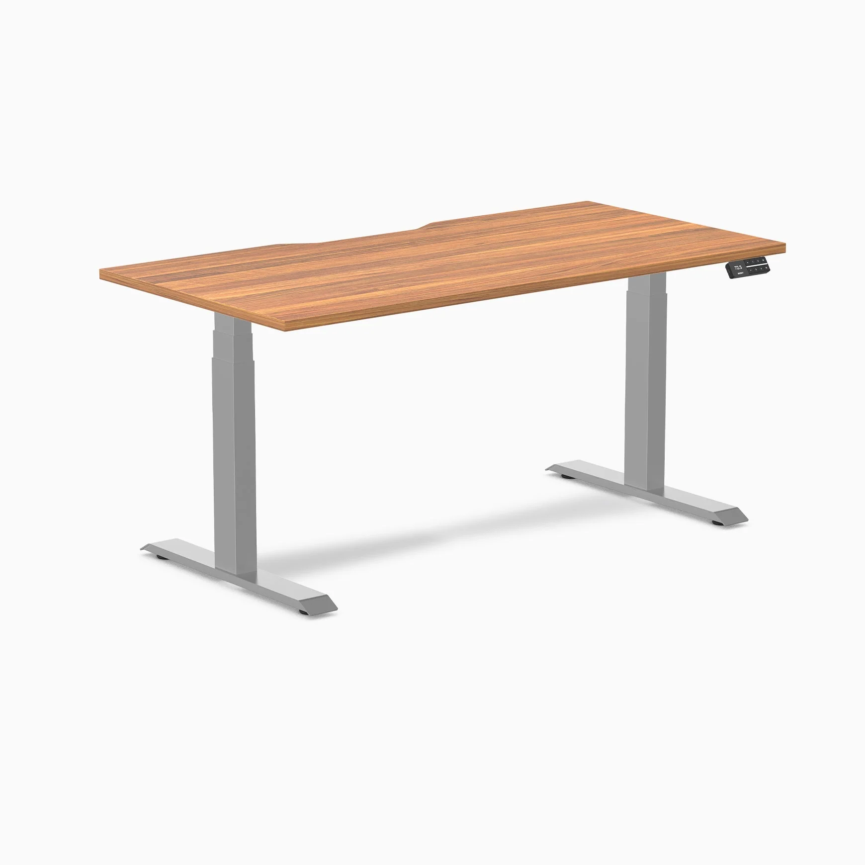 Desky Dual Scalloped Melamine Sit Stand Desk - Image 110