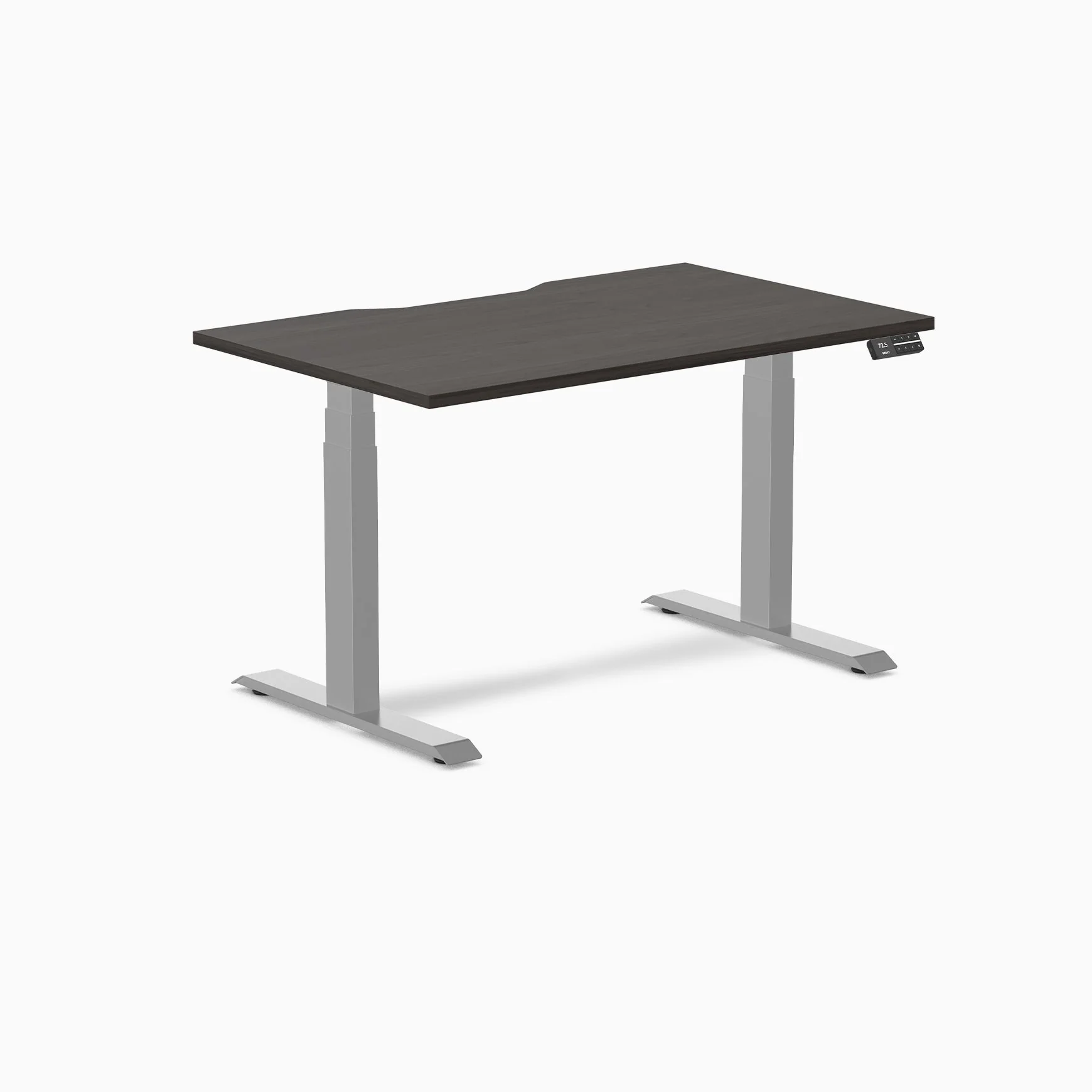 Desky Dual Scalloped Melamine Sit Stand Desk - Image 112