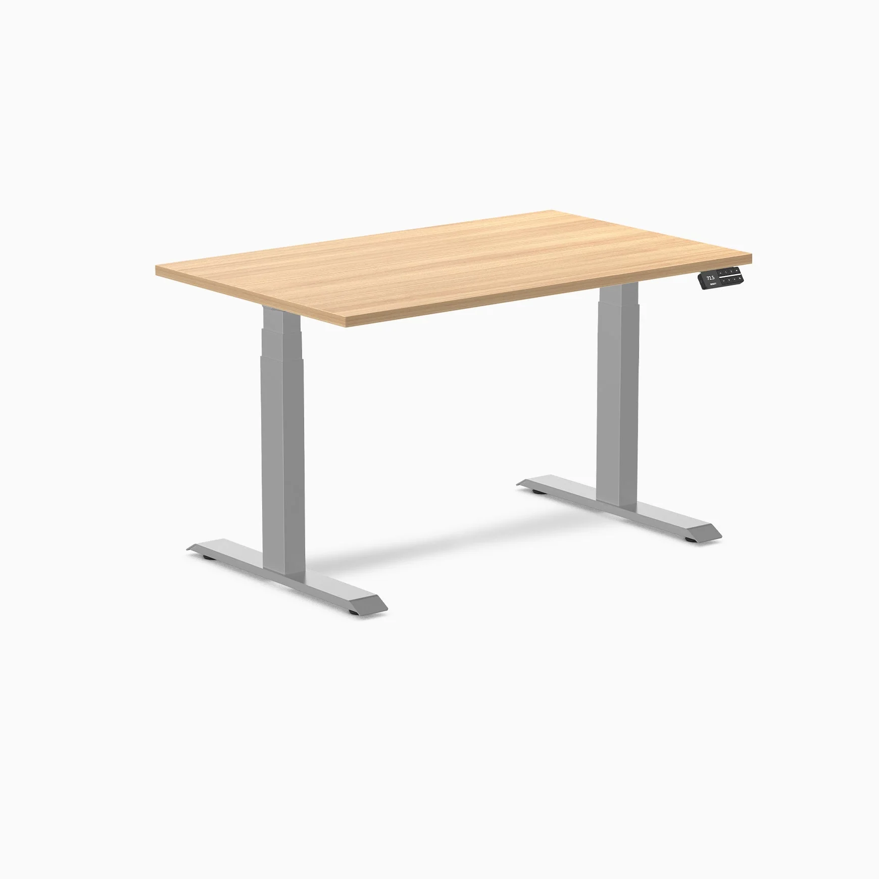 Desky Dual Scalloped Melamine Sit Stand Desk - Image 115