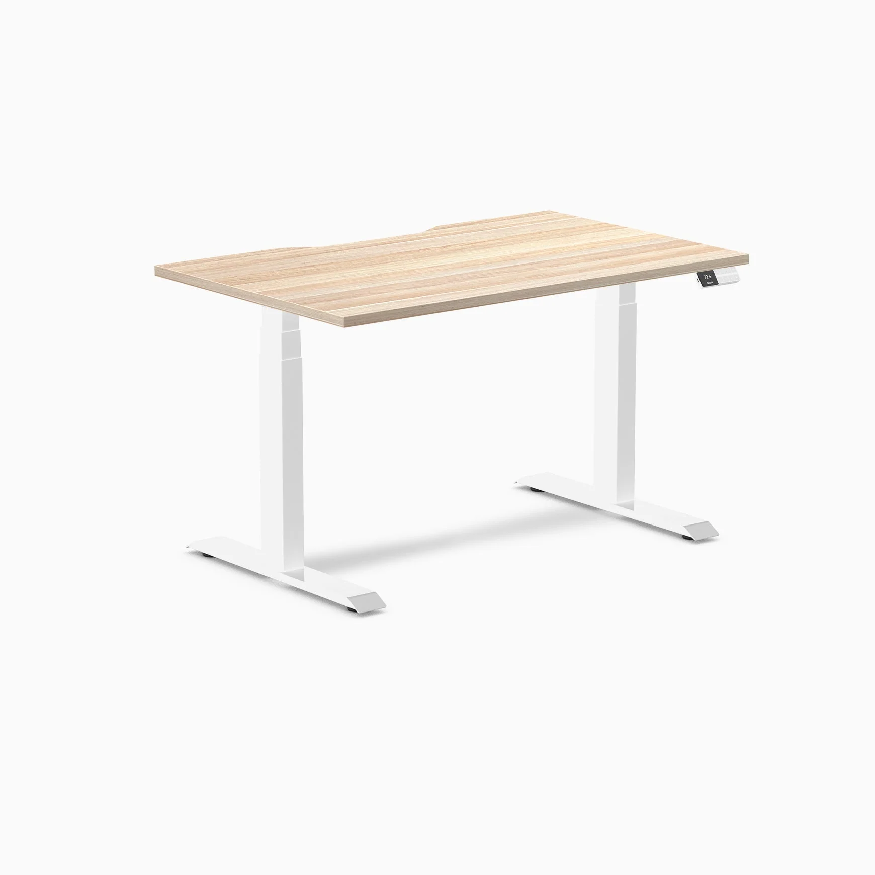 Desky Dual Scalloped Melamine Sit Stand Desk - Image 53