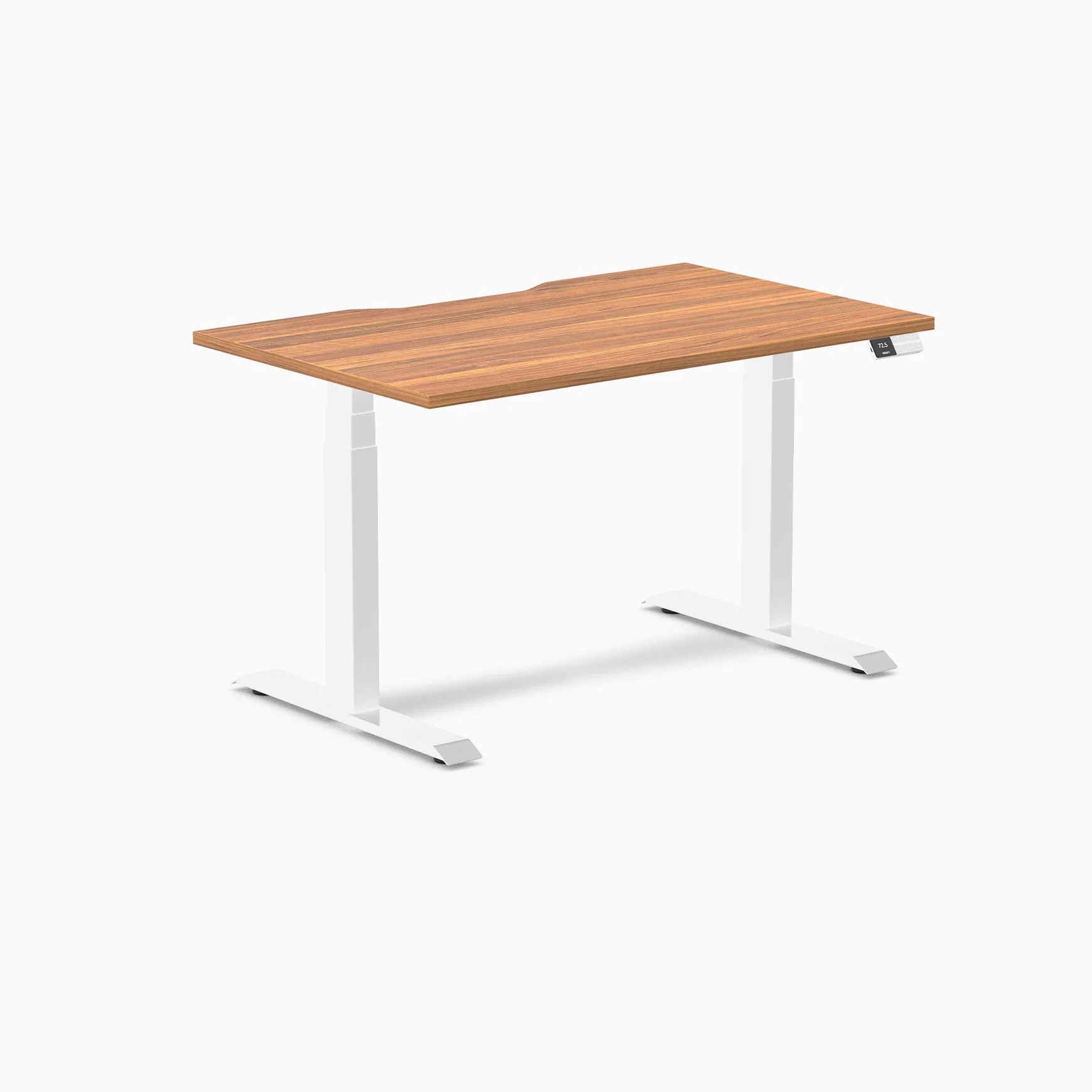 Desky Dual Scalloped Melamine Sit Stand Desk - Image 69