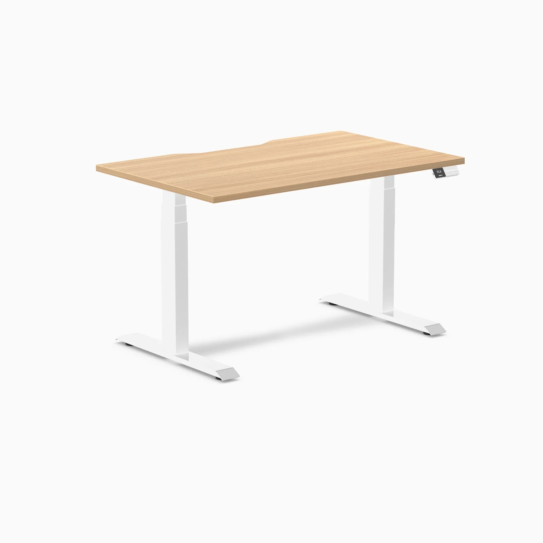 Desky Dual Scalloped Melamine Sit Stand Desk - Image 81