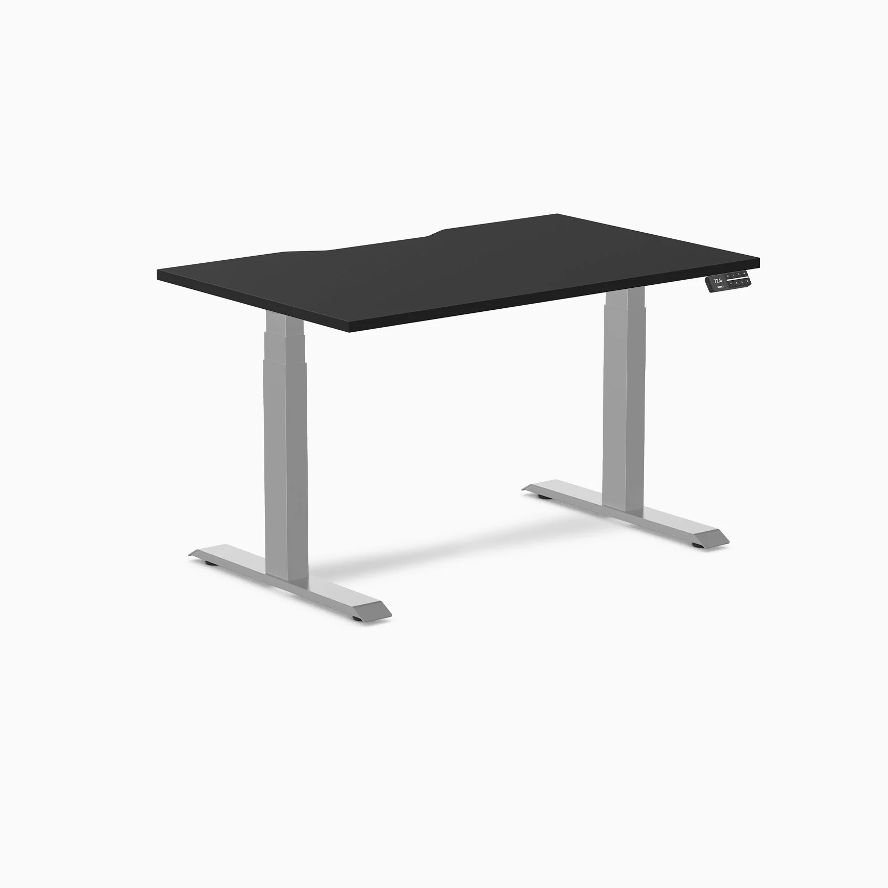Desky Dual Scalloped Melamine Sit Stand Desk - Image 97
