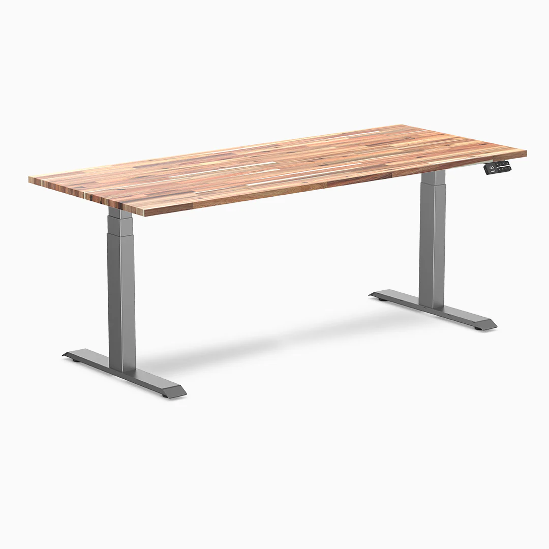 Desky Dual Softwood Sit Stand Desk - Image 11