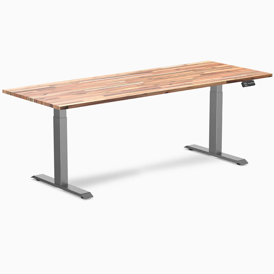 Desky Dual Softwood Sit Stand Desk - Image 12