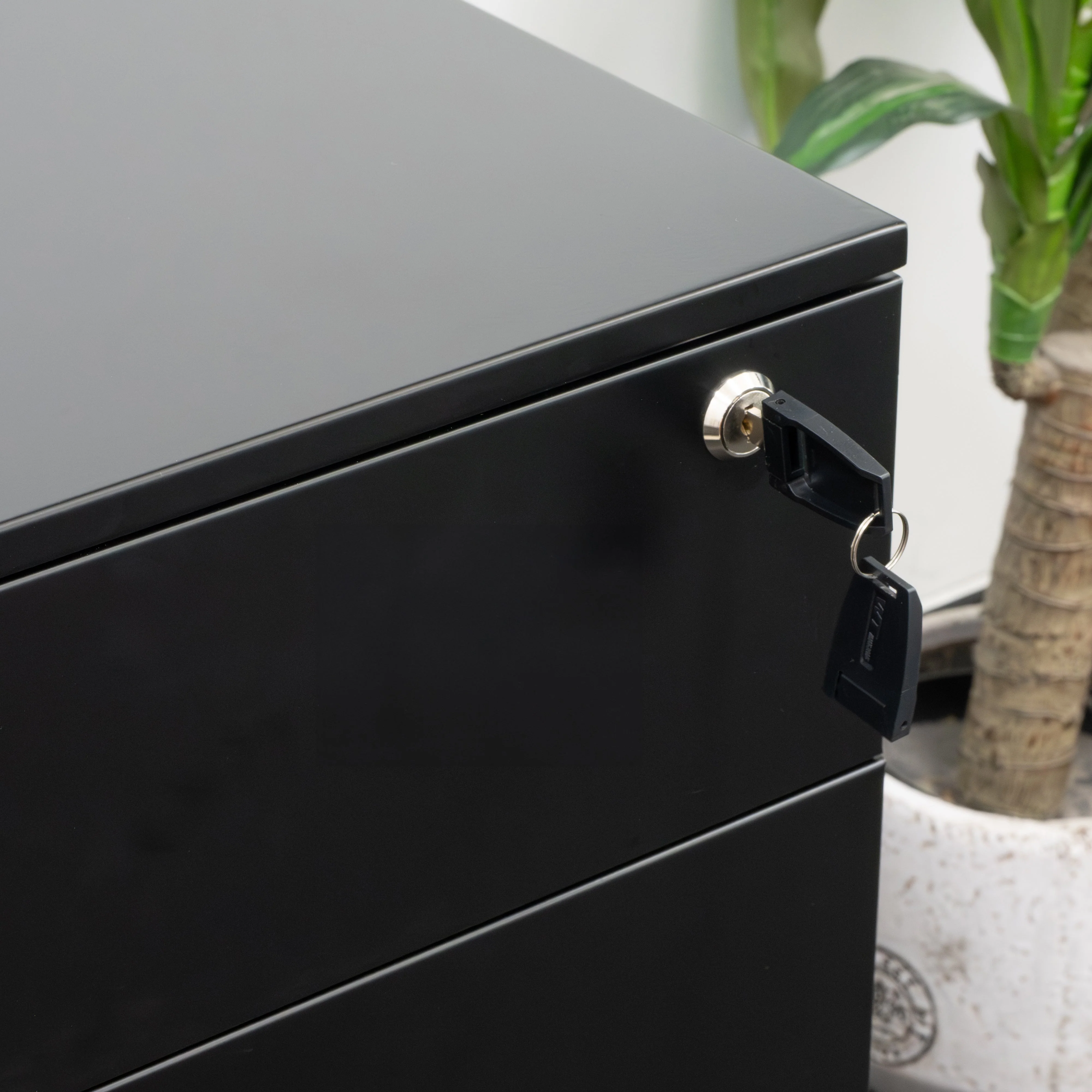 Desky GO Slimline Steel Mobile Pedestal - Image 5