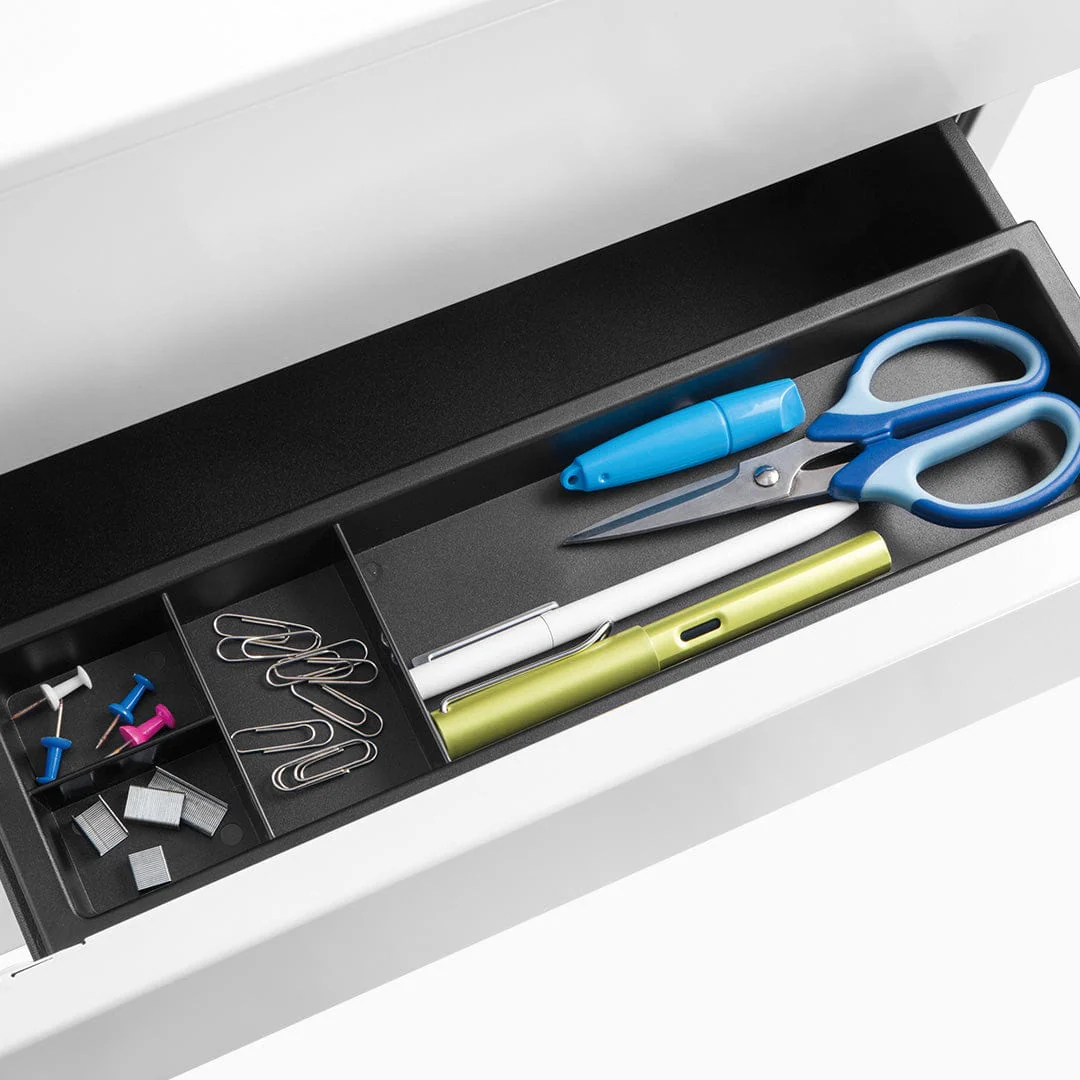 Desky GO Slimline Steel Mobile Pedestal - Image 7