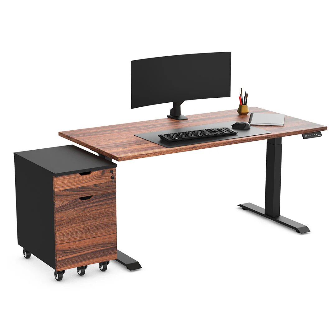 Desky Minimal Wooden Filing Cabinet - Image 3