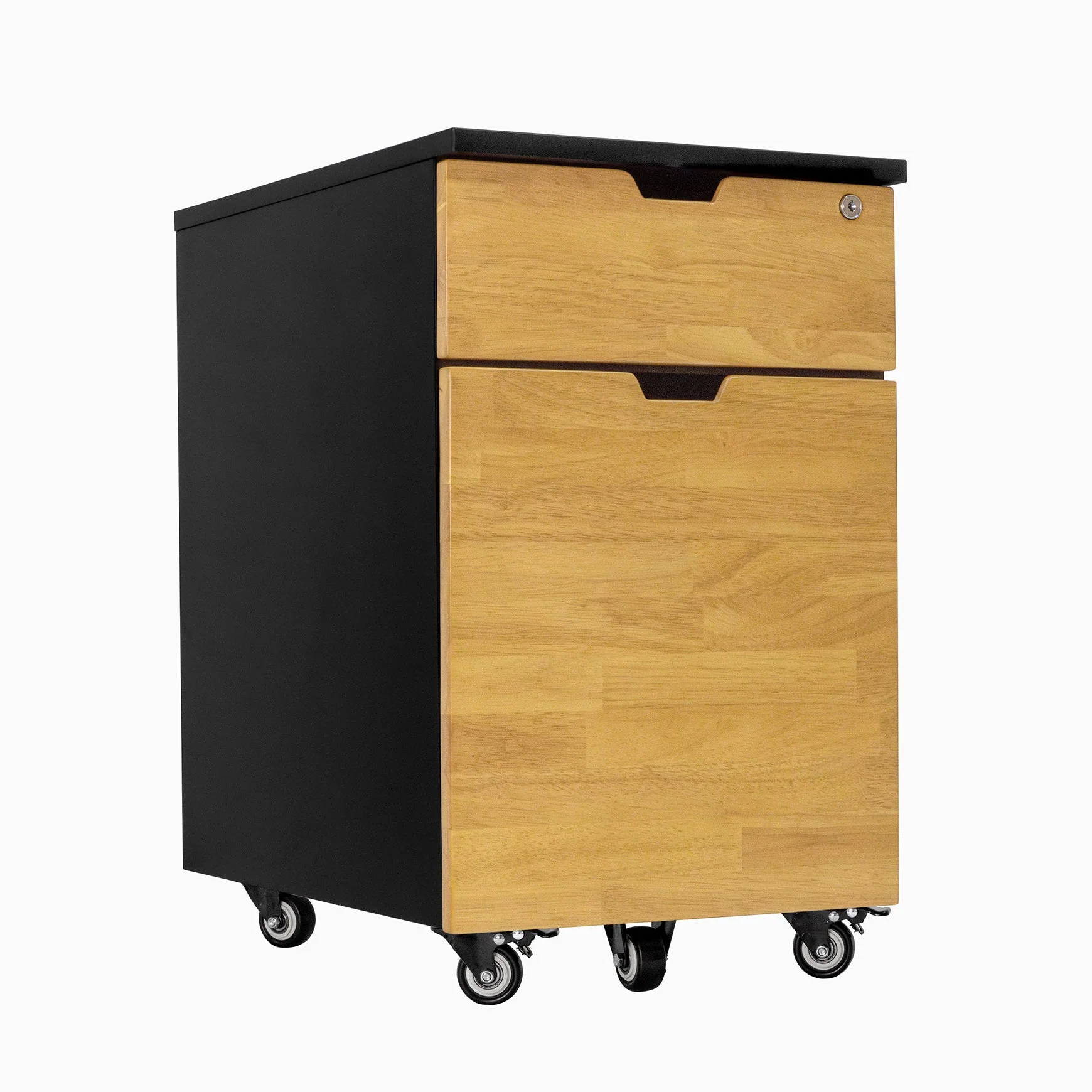 Desky Minimal Wooden Filing Cabinet - Image 9