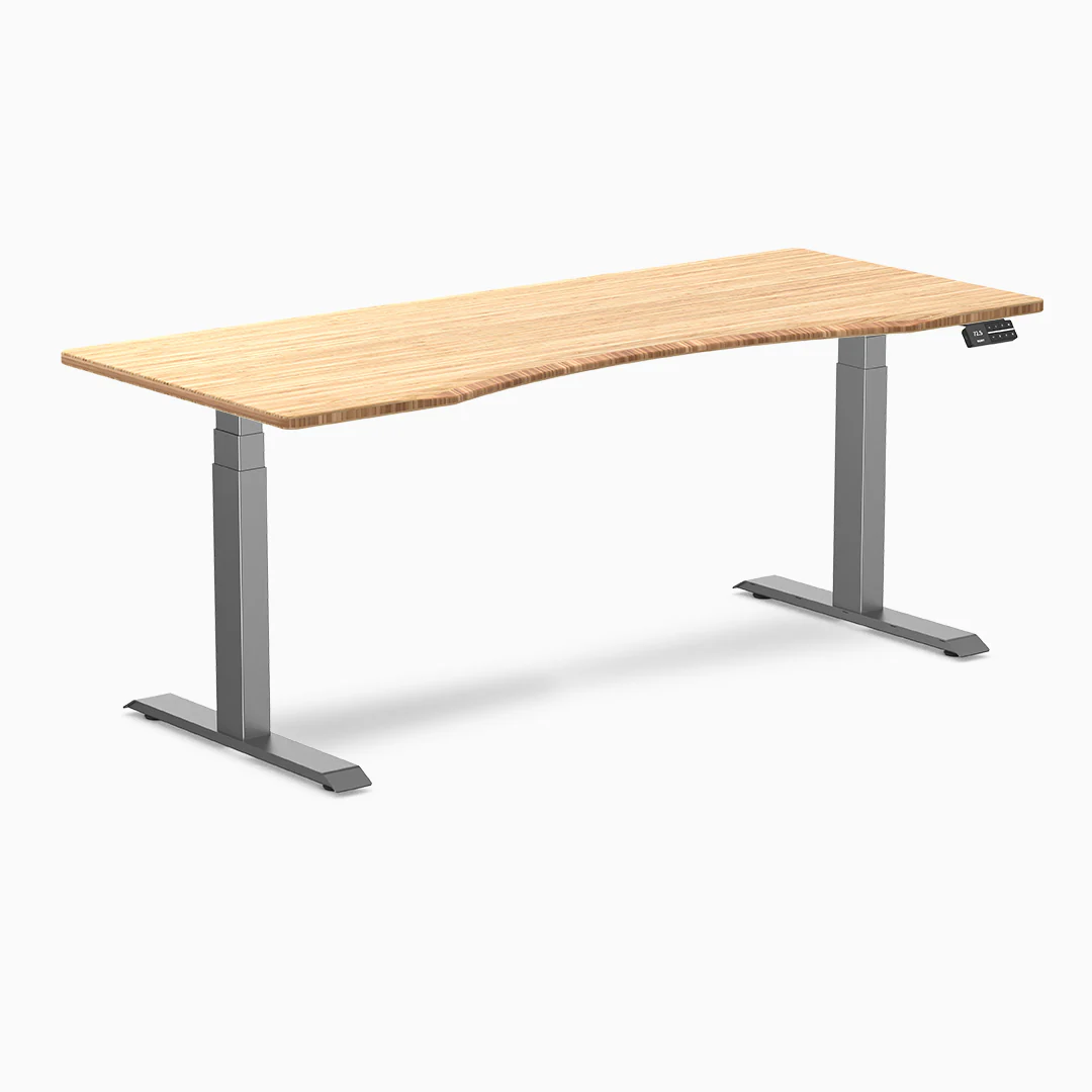 Desky Dual Ergo Edge Sit Stand Desk - Image 15
