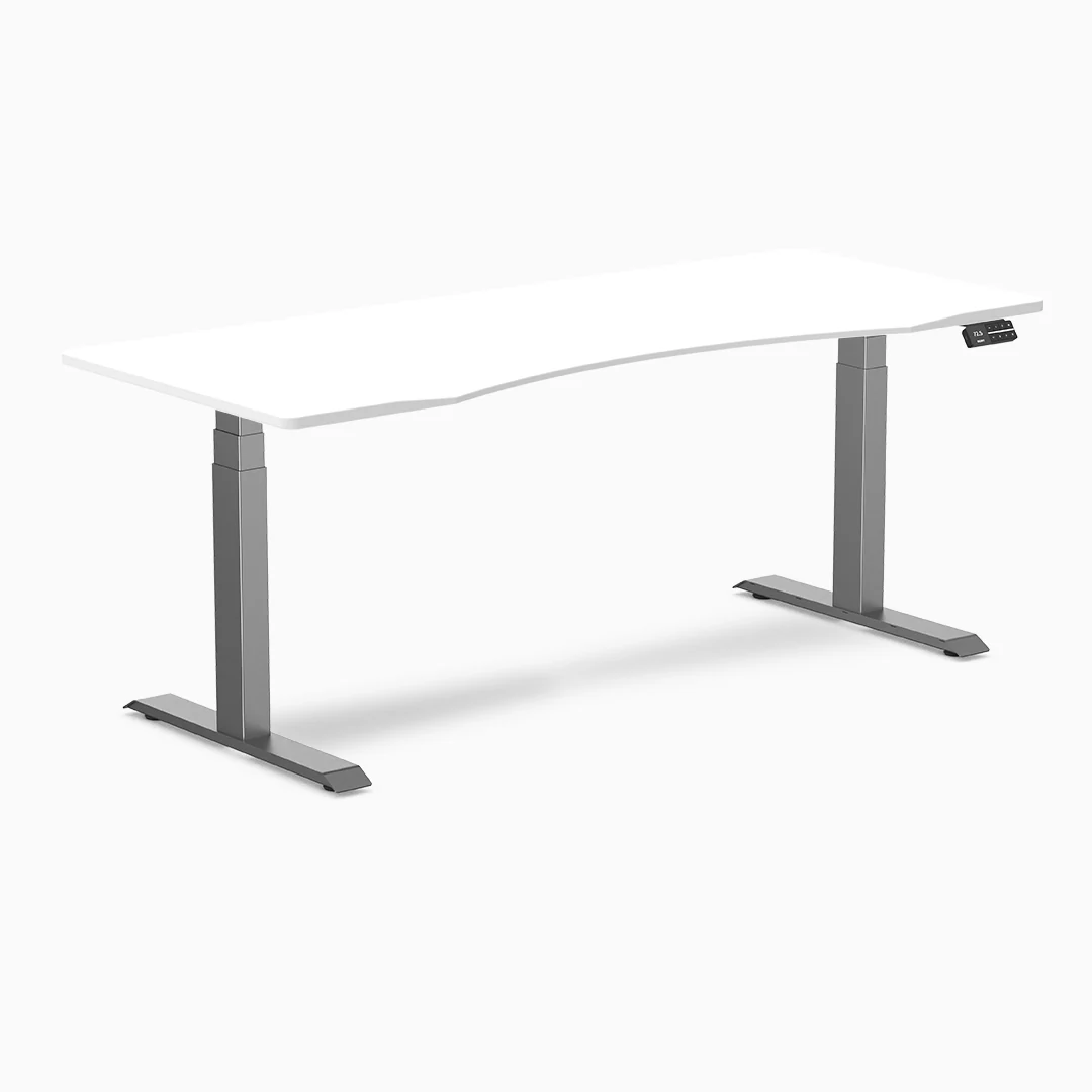 Desky Dual Ergo Edge Sit Stand Desk - Image 21