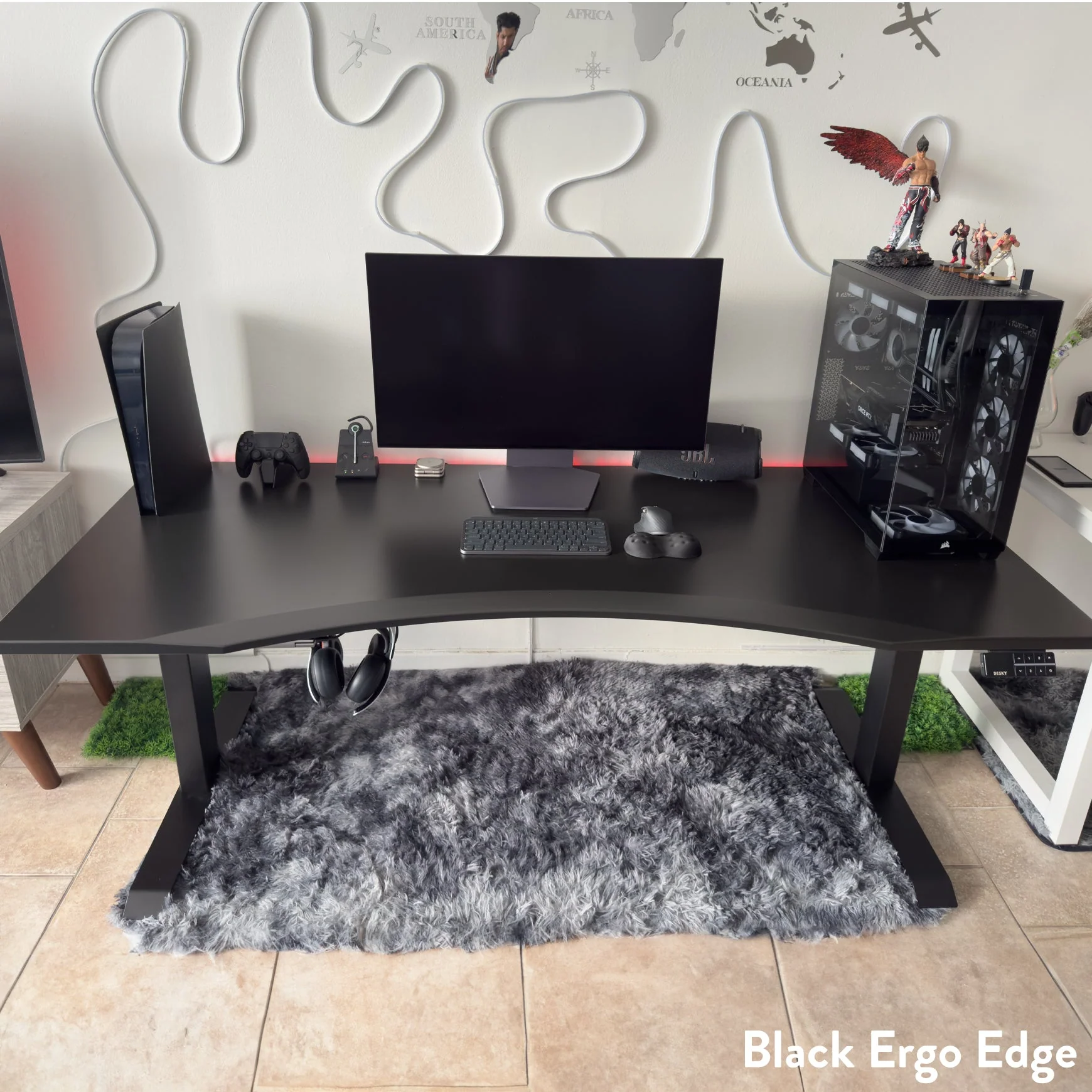 Desky Alpha Dual Sit Stand Gaming Desk - Image 6