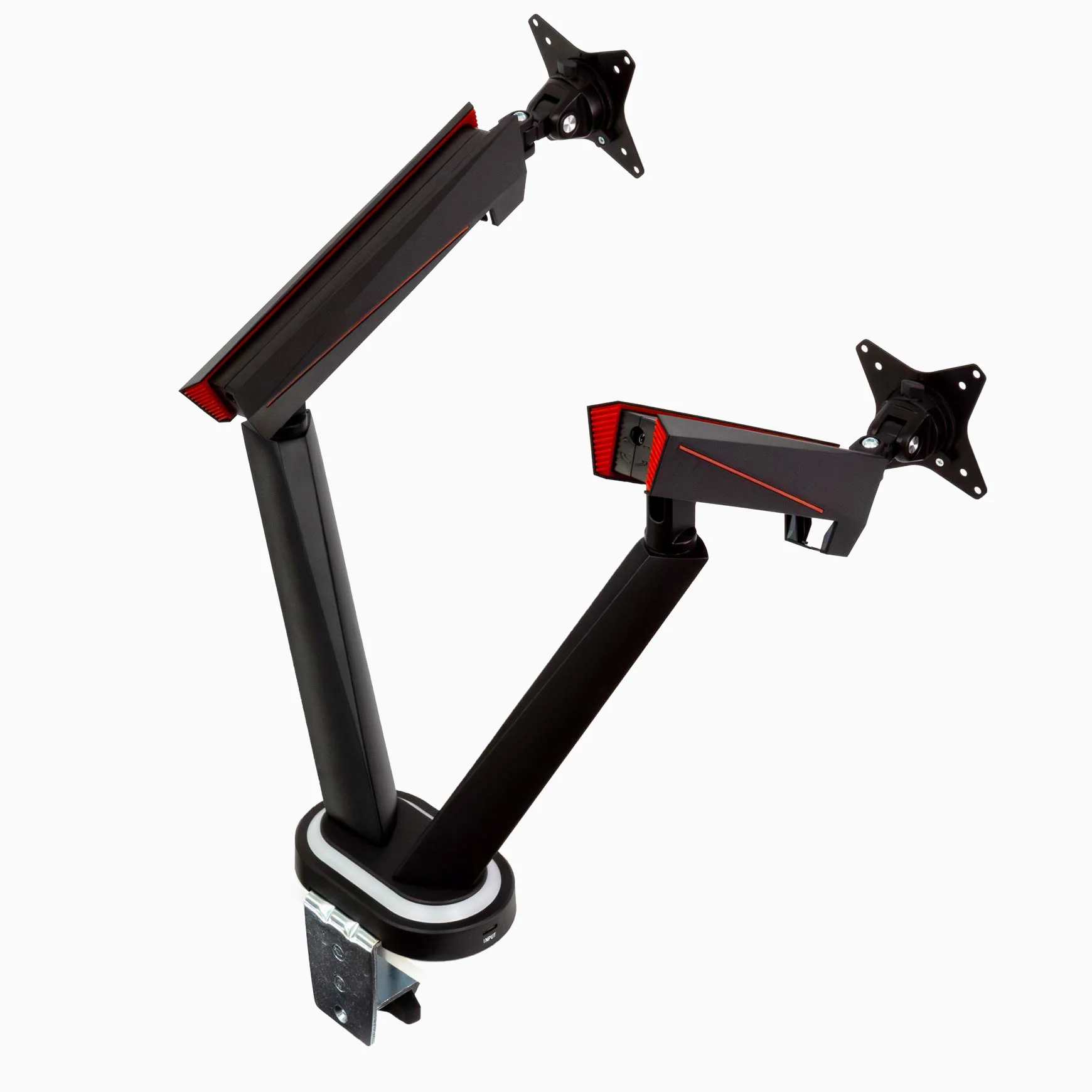 Desky Dual LED Gaming Monitor Arm - Image 10
