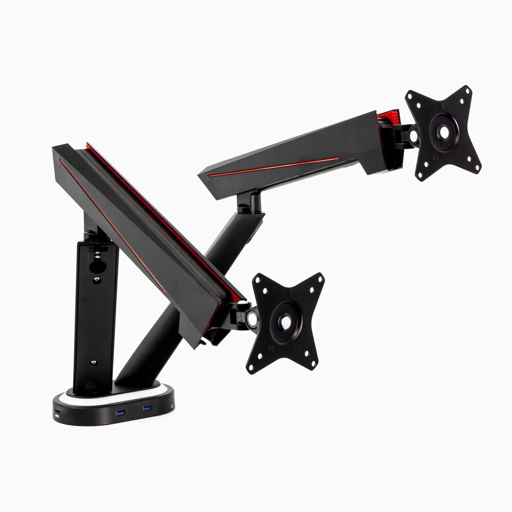 Desky Dual LED Gaming Monitor Arm - Image 11