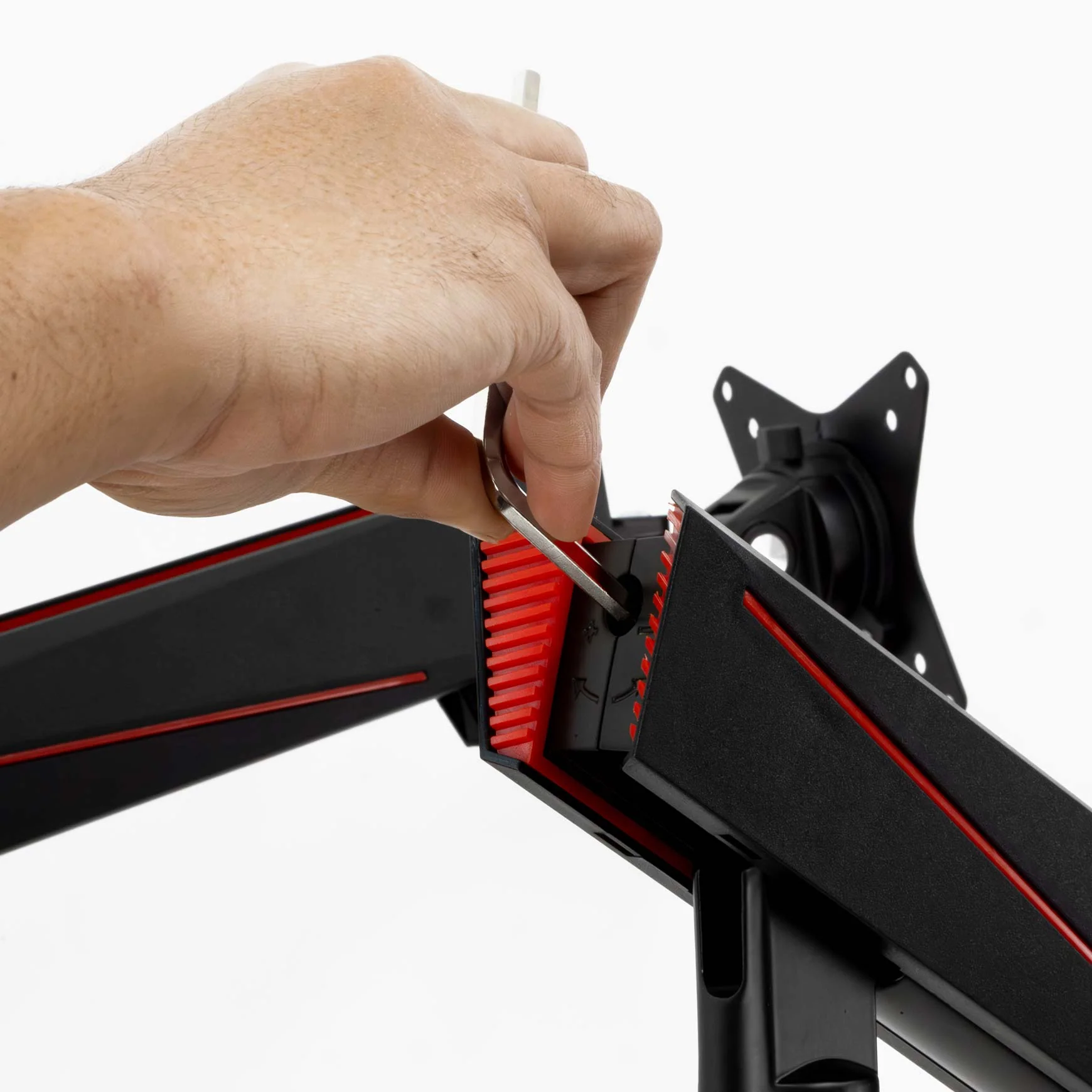 Desky Dual LED Gaming Monitor Arm - Image 9