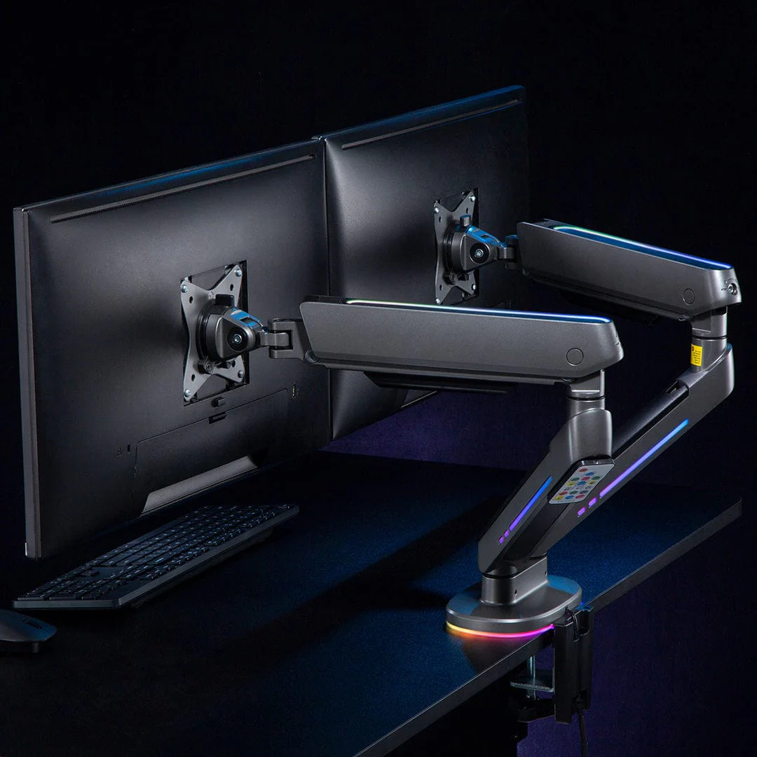 Desky Dual LED Monitor Arm - Image 4