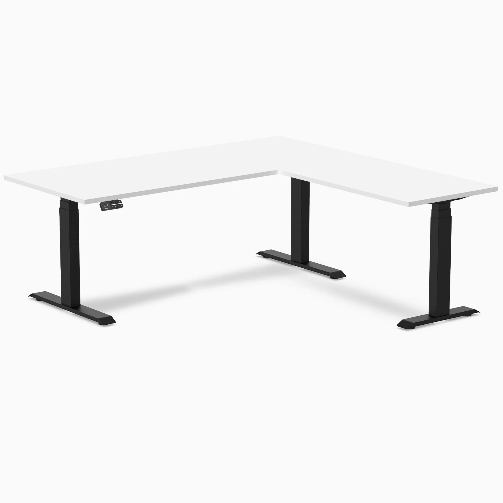 Desky Eco L-Shape Melamine Sit Stand Desk - Image 32