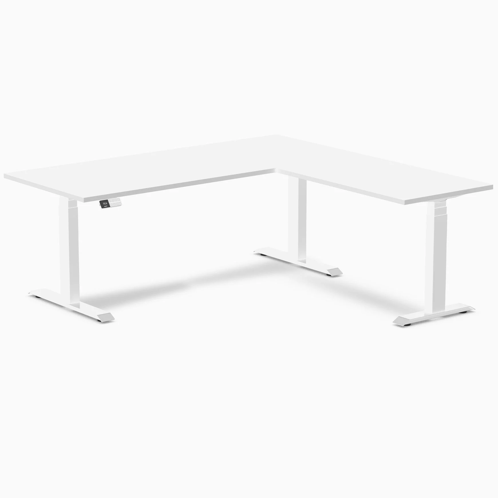 Desky Eco L-Shape Melamine Sit Stand Desk - Image 33