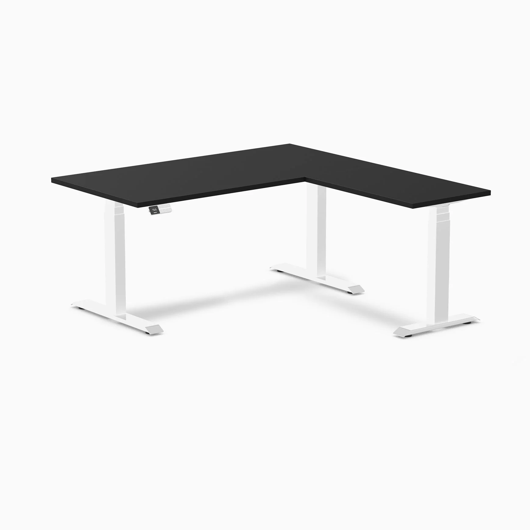 Desky Eco L-Shape Melamine Sit Stand Desk - Image 35