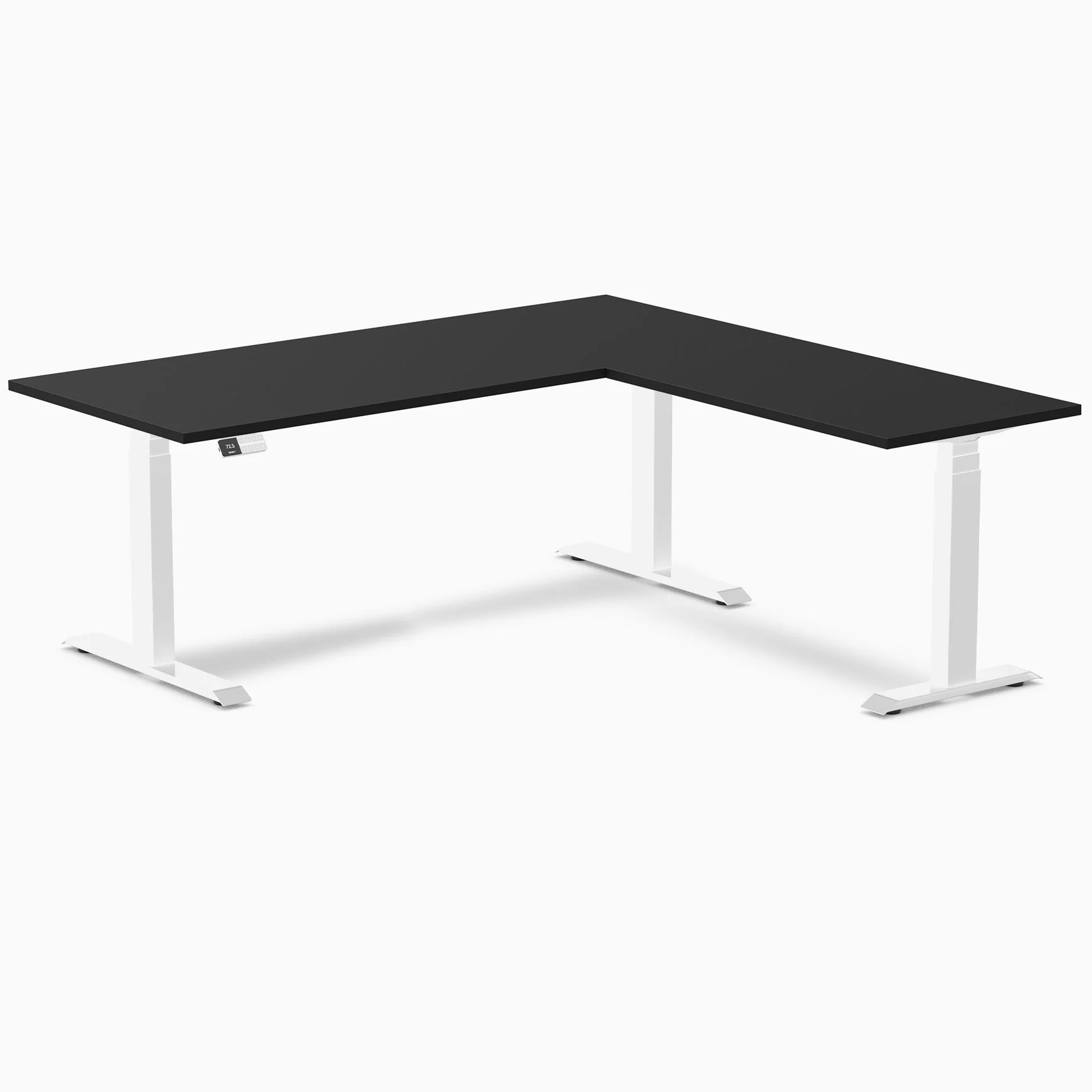 Desky Eco L-Shape Melamine Sit Stand Desk - Image 37