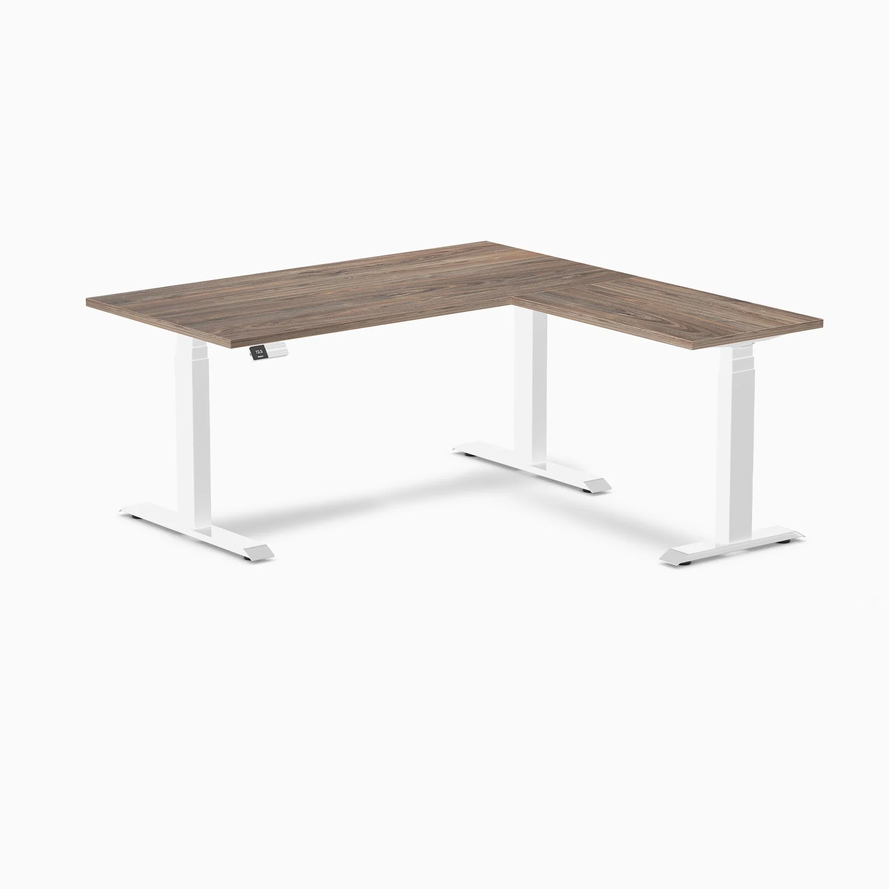 Desky Eco L-Shape Melamine Sit Stand Desk - Image 43