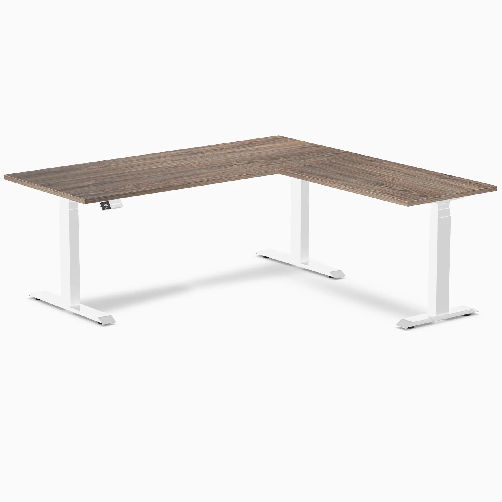 Desky Eco L-Shape Melamine Sit Stand Desk - Image 45