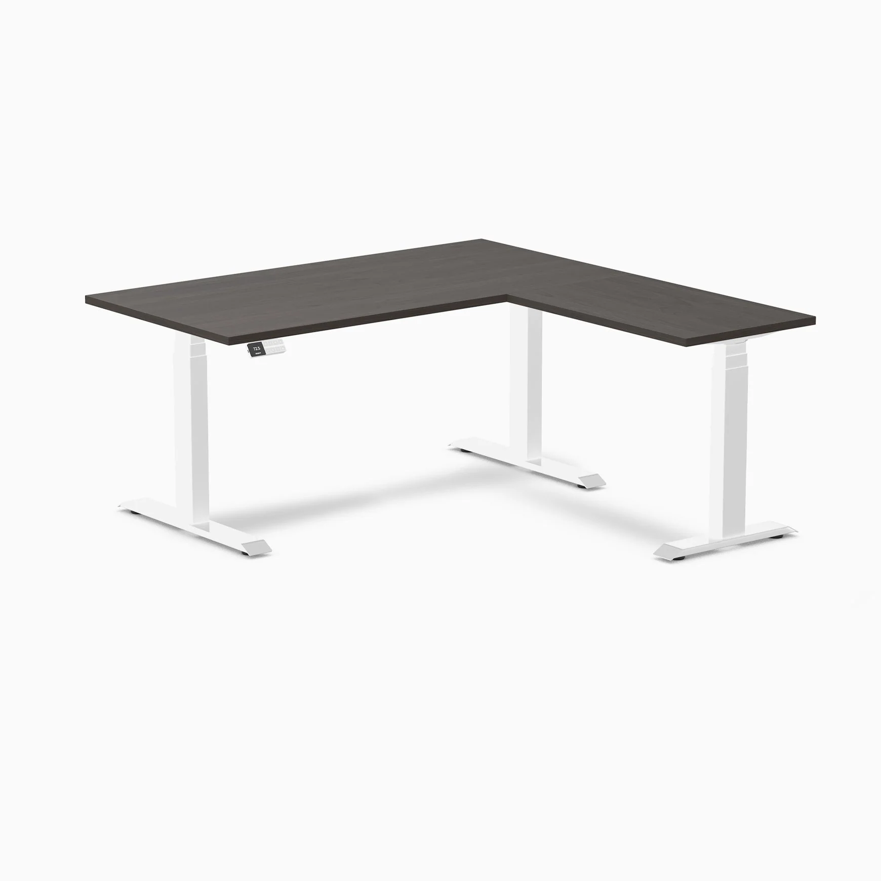 Desky Eco L-Shape Melamine Sit Stand Desk - Image 47
