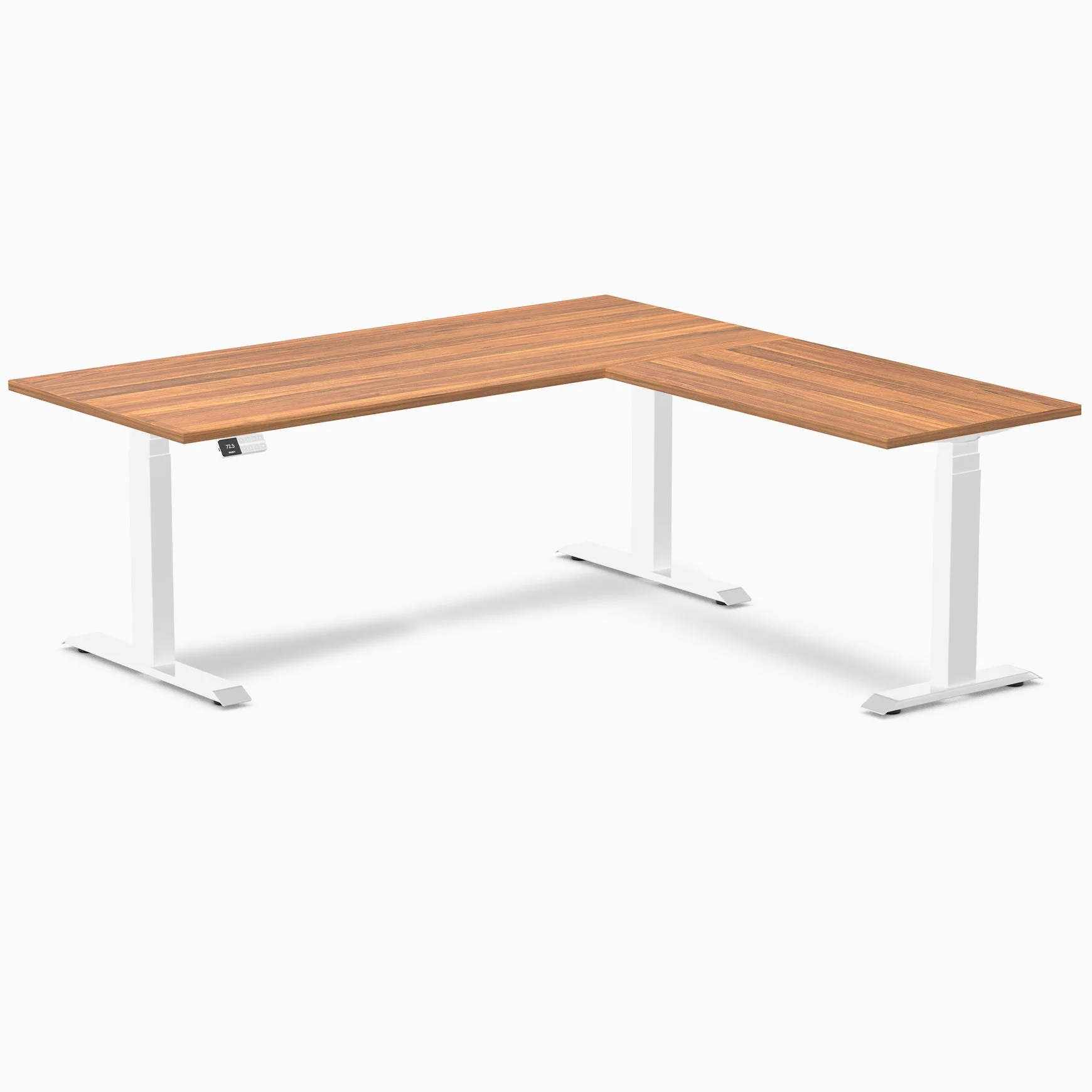 Desky Eco L-Shape Melamine Sit Stand Desk - Image 53