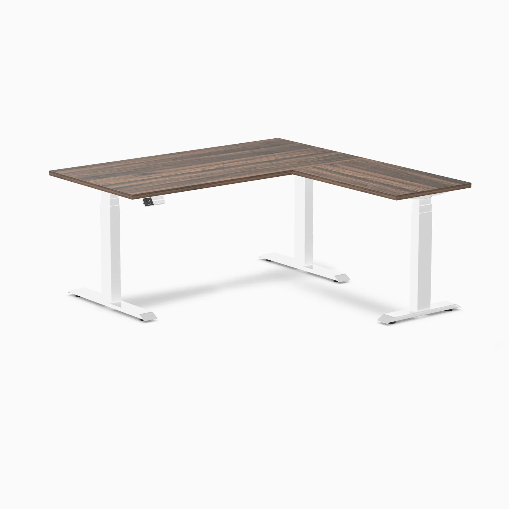 Desky Eco L-Shape Melamine Sit Stand Desk - Image 55