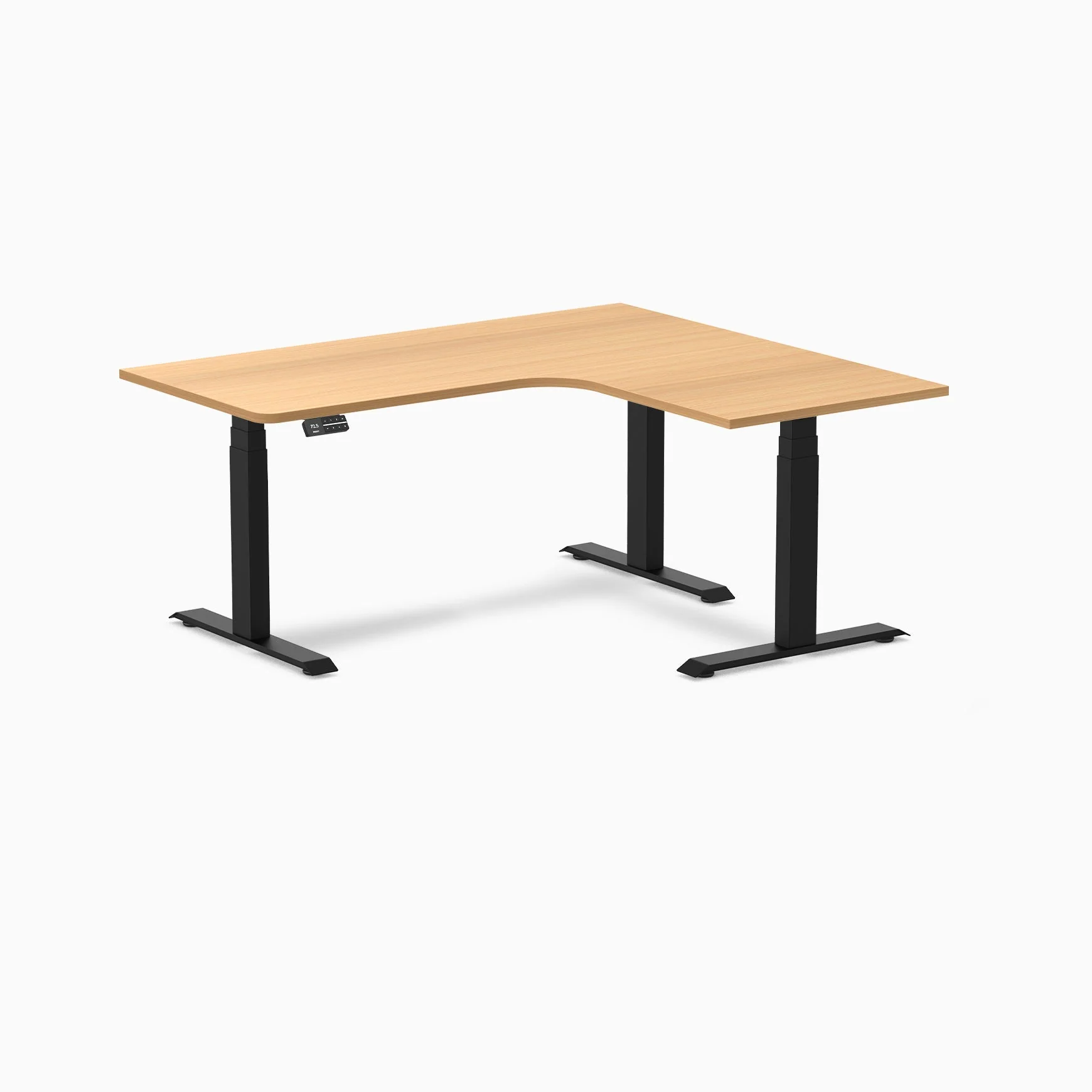 Desky L-Shape Melamine Sit Stand Desk - Image 114