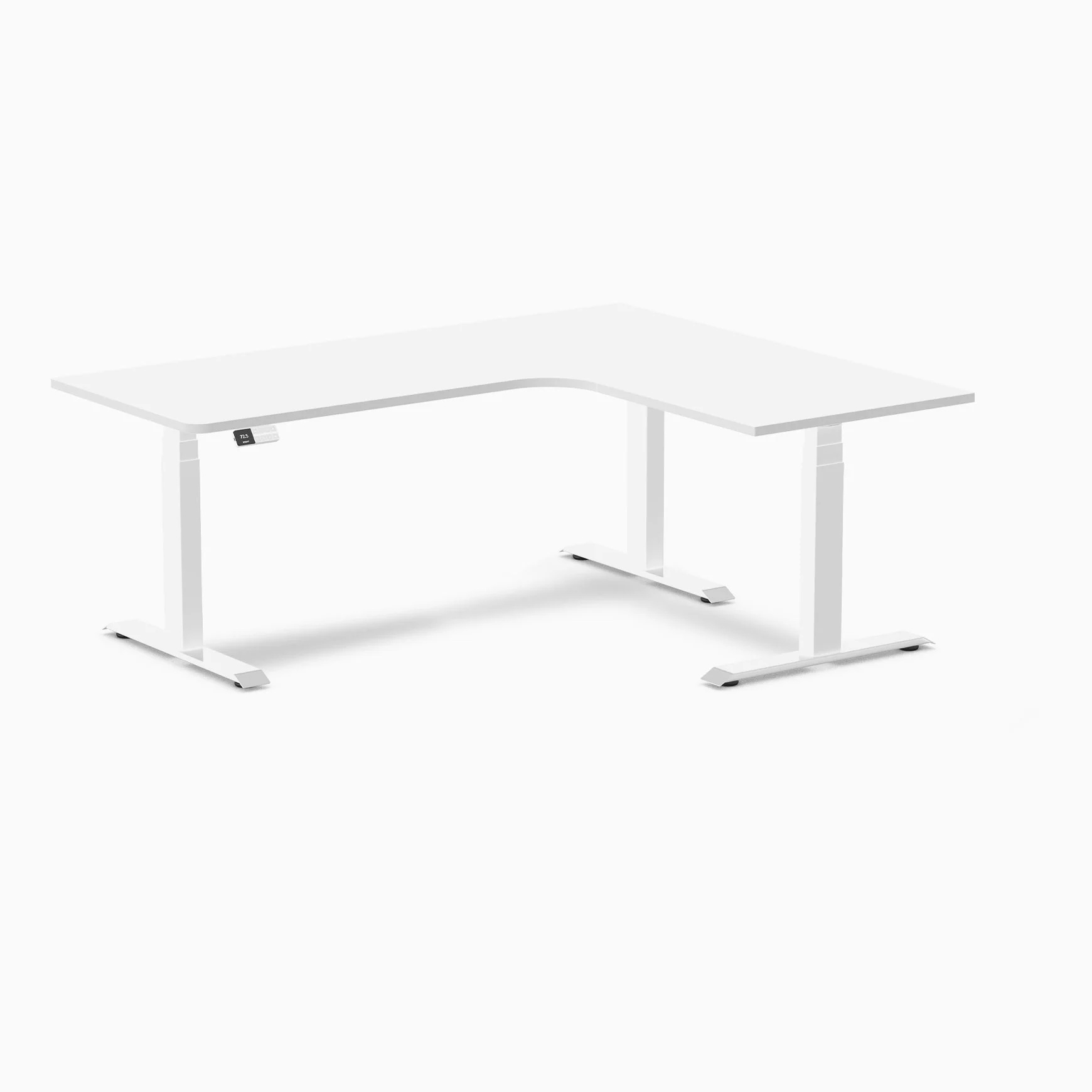 Desky L-Shape Melamine Sit Stand Desk - Image 46