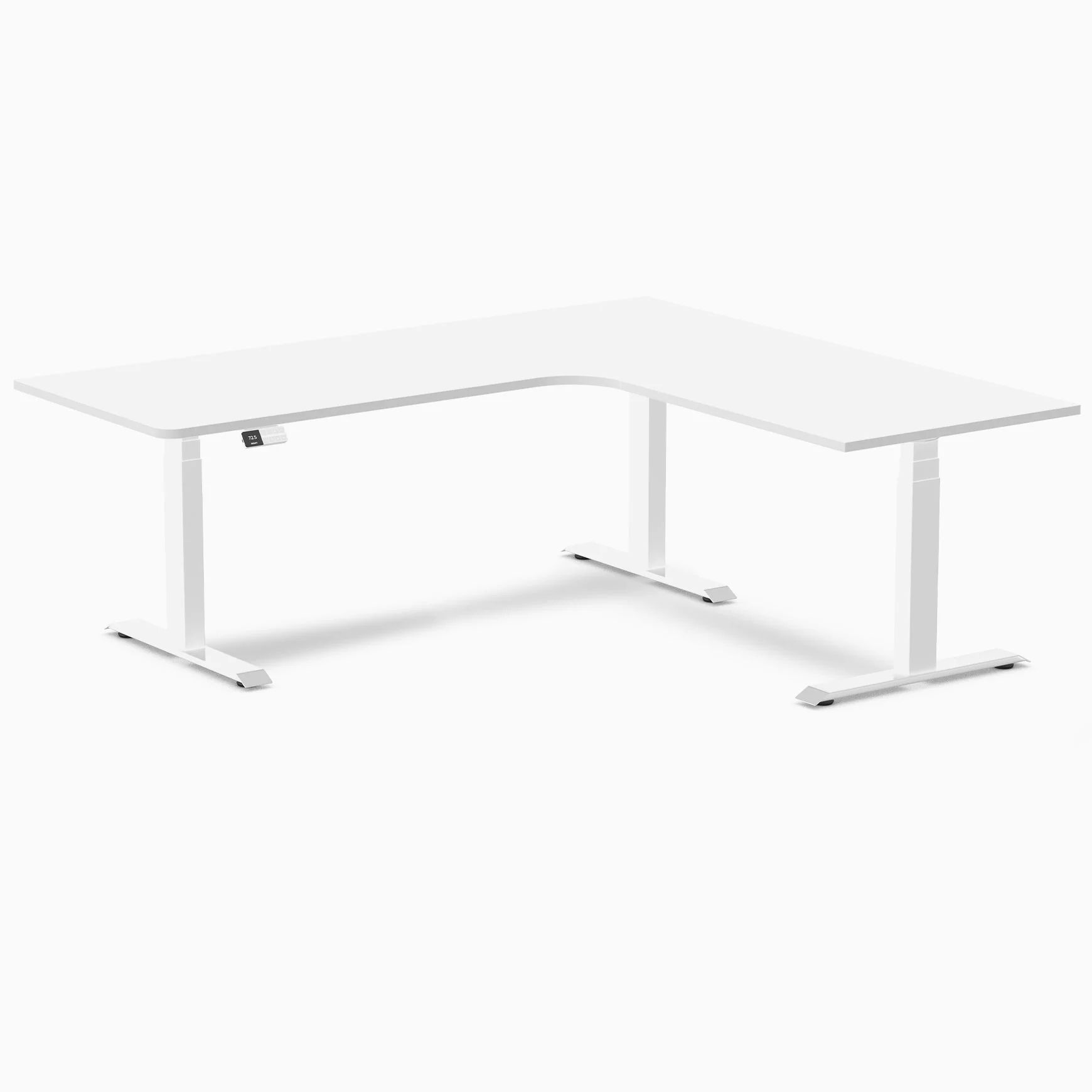 Desky L-Shape Melamine Sit Stand Desk - Image 48
