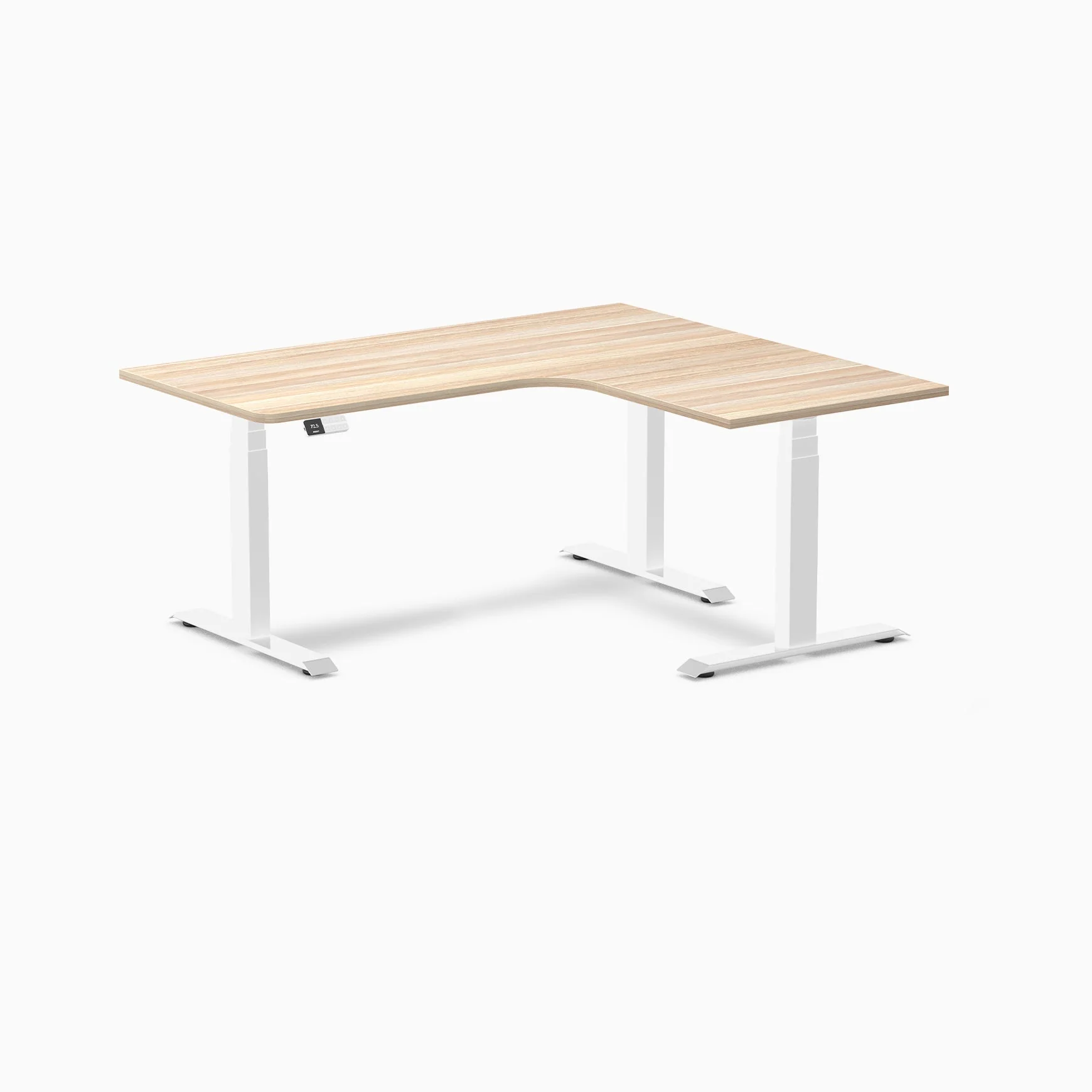 Desky L-Shape Melamine Sit Stand Desk - Image 57