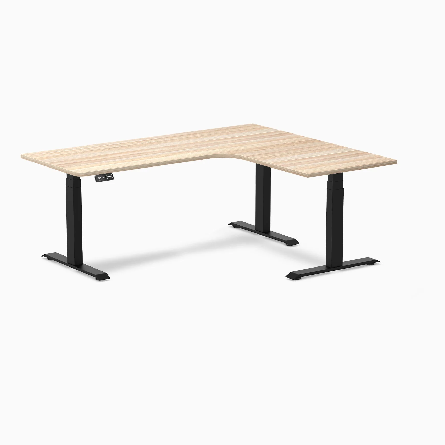 Desky L-Shape Melamine Sit Stand Desk - Image 58