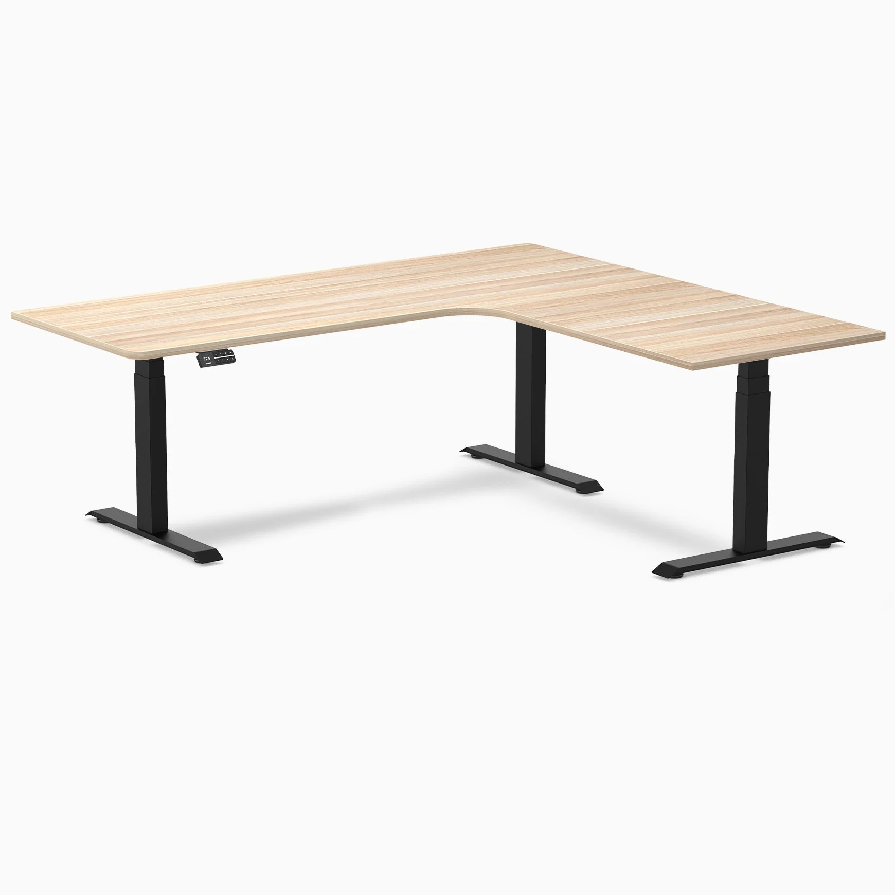 Desky L-Shape Melamine Sit Stand Desk - Image 60