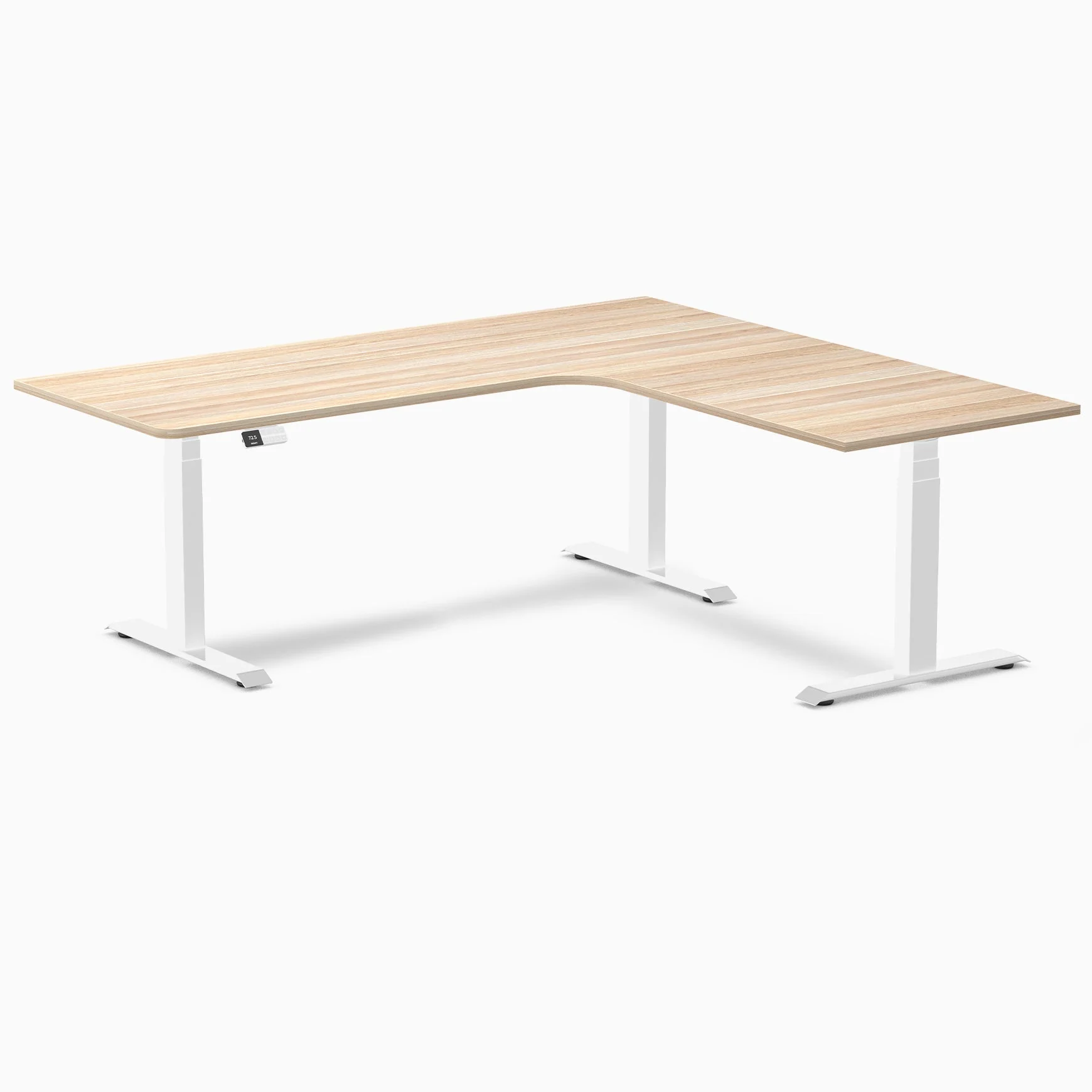 Desky L-Shape Melamine Sit Stand Desk - Image 61