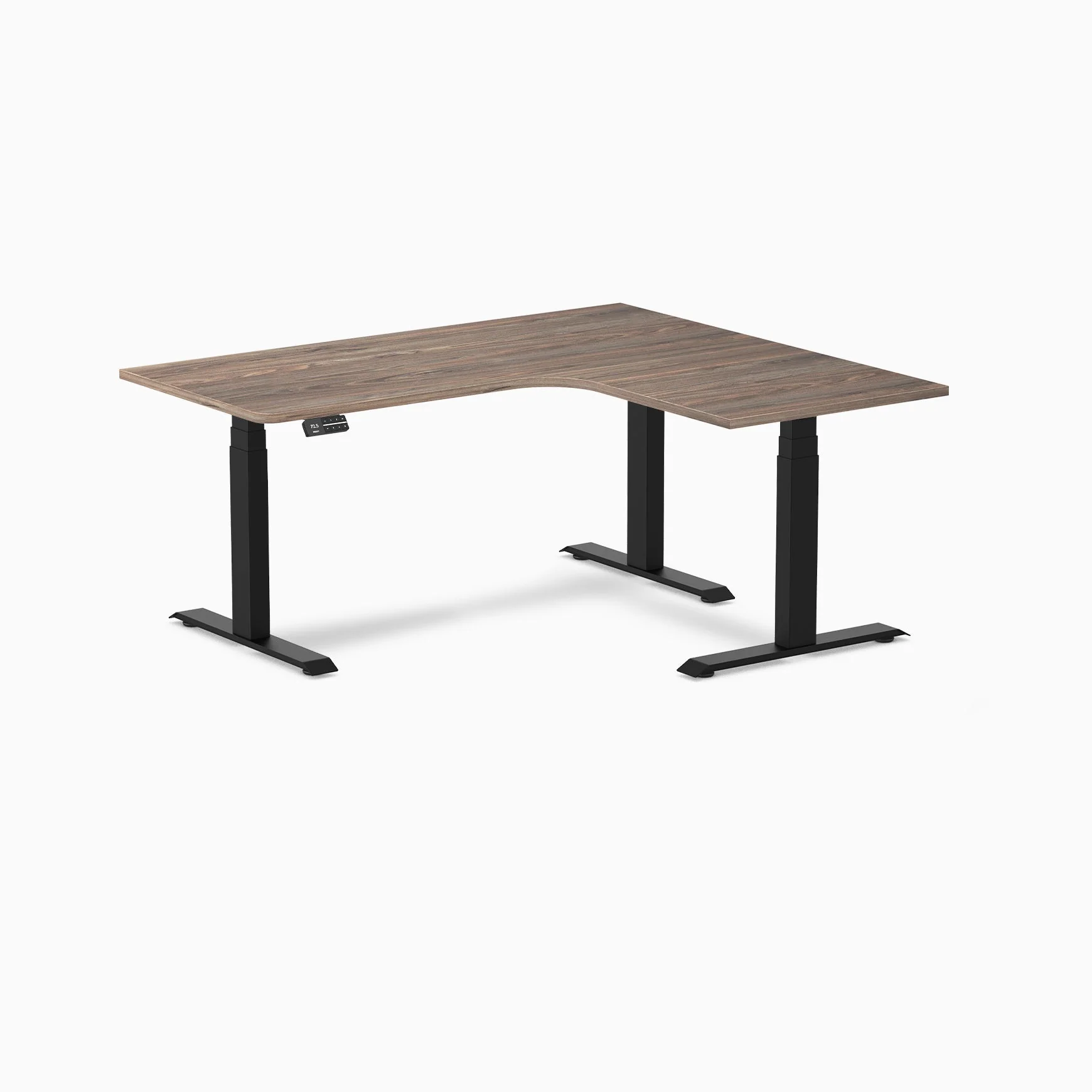 Desky L-Shape Melamine Sit Stand Desk - Image 62