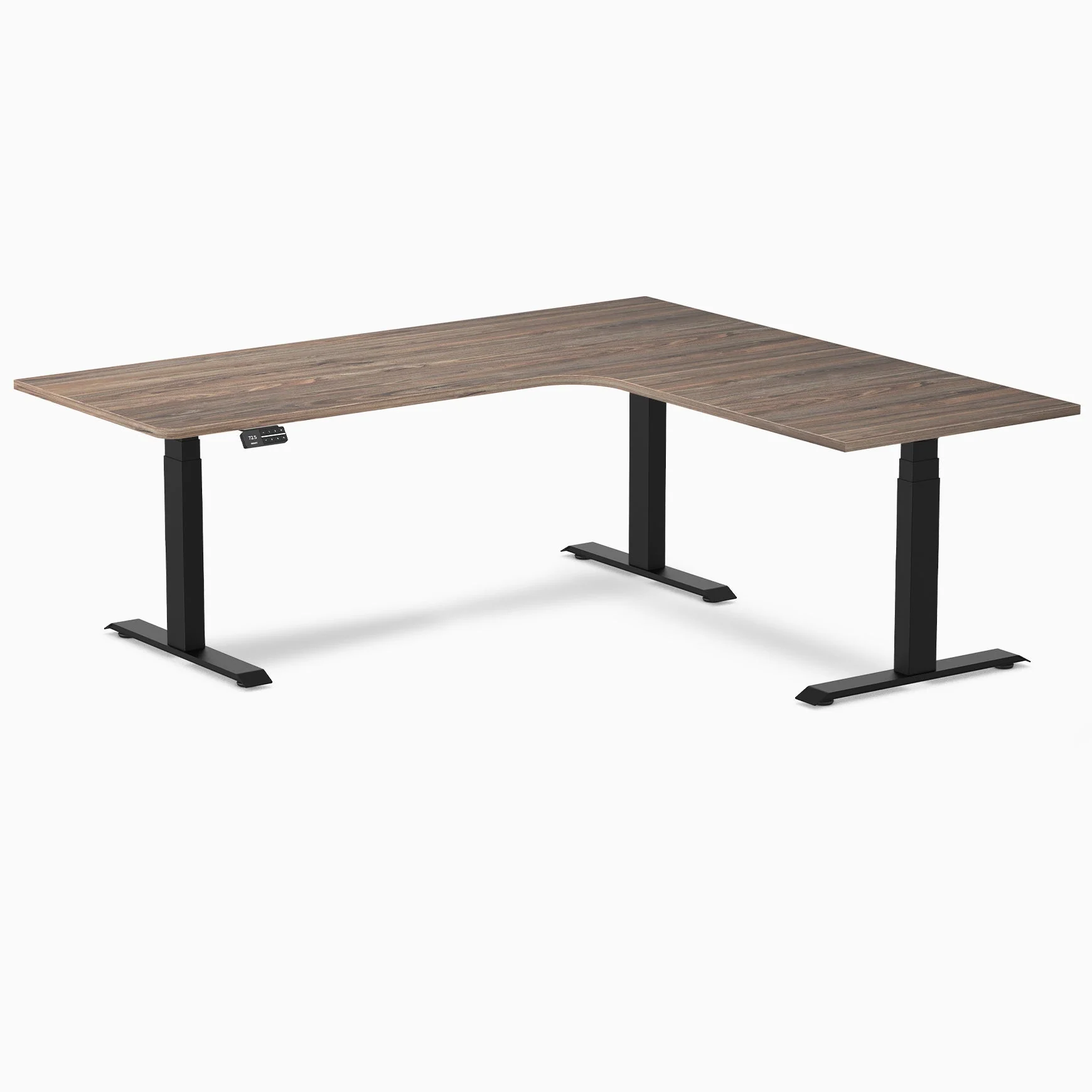 Desky L-Shape Melamine Sit Stand Desk - Image 66