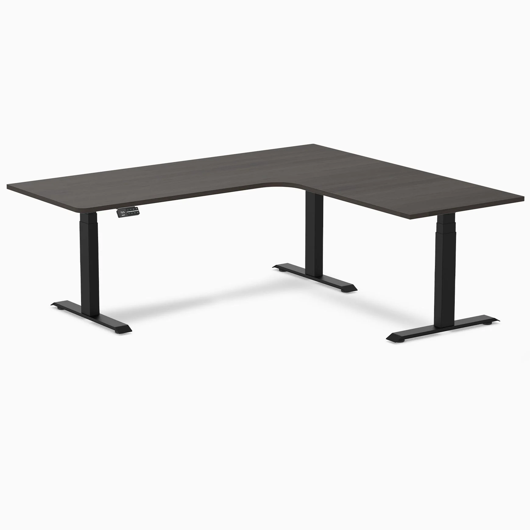Desky L-Shape Melamine Sit Stand Desk - Image 72