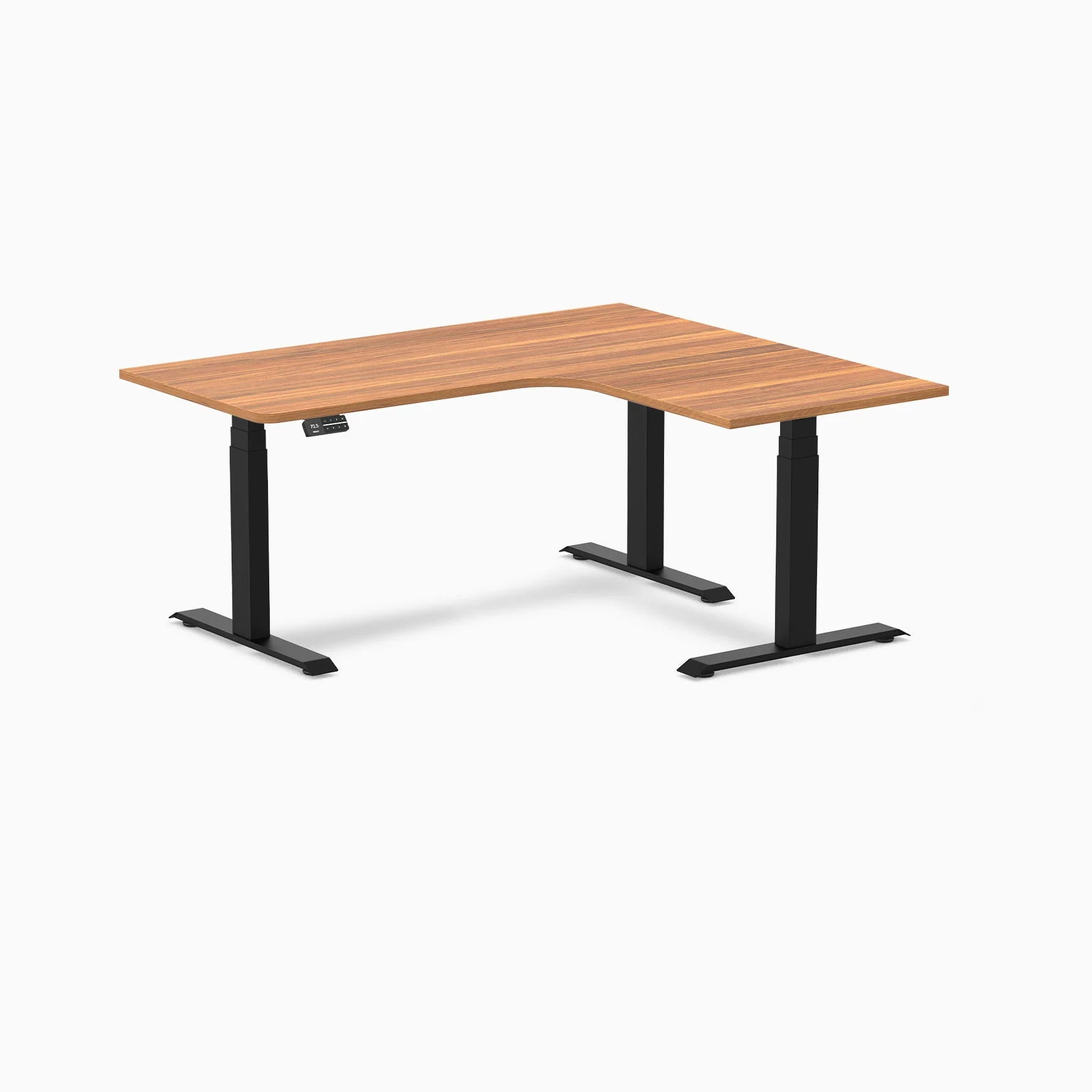 Desky L-Shape Melamine Sit Stand Desk - Image 74